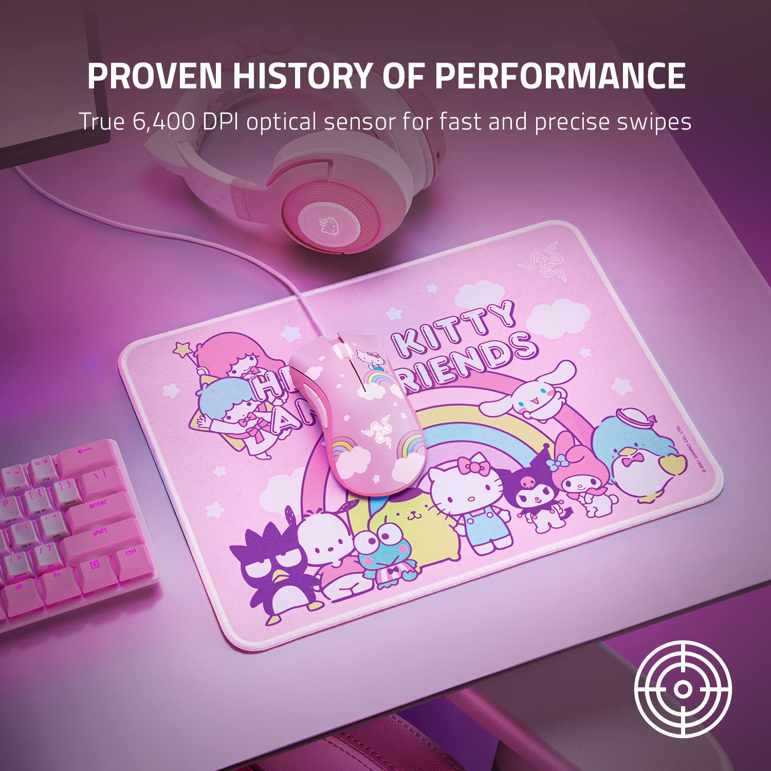 razer-deathadder-essential-goliathus-medium-hello-kitty-friends-edition-bundle-6 image 2