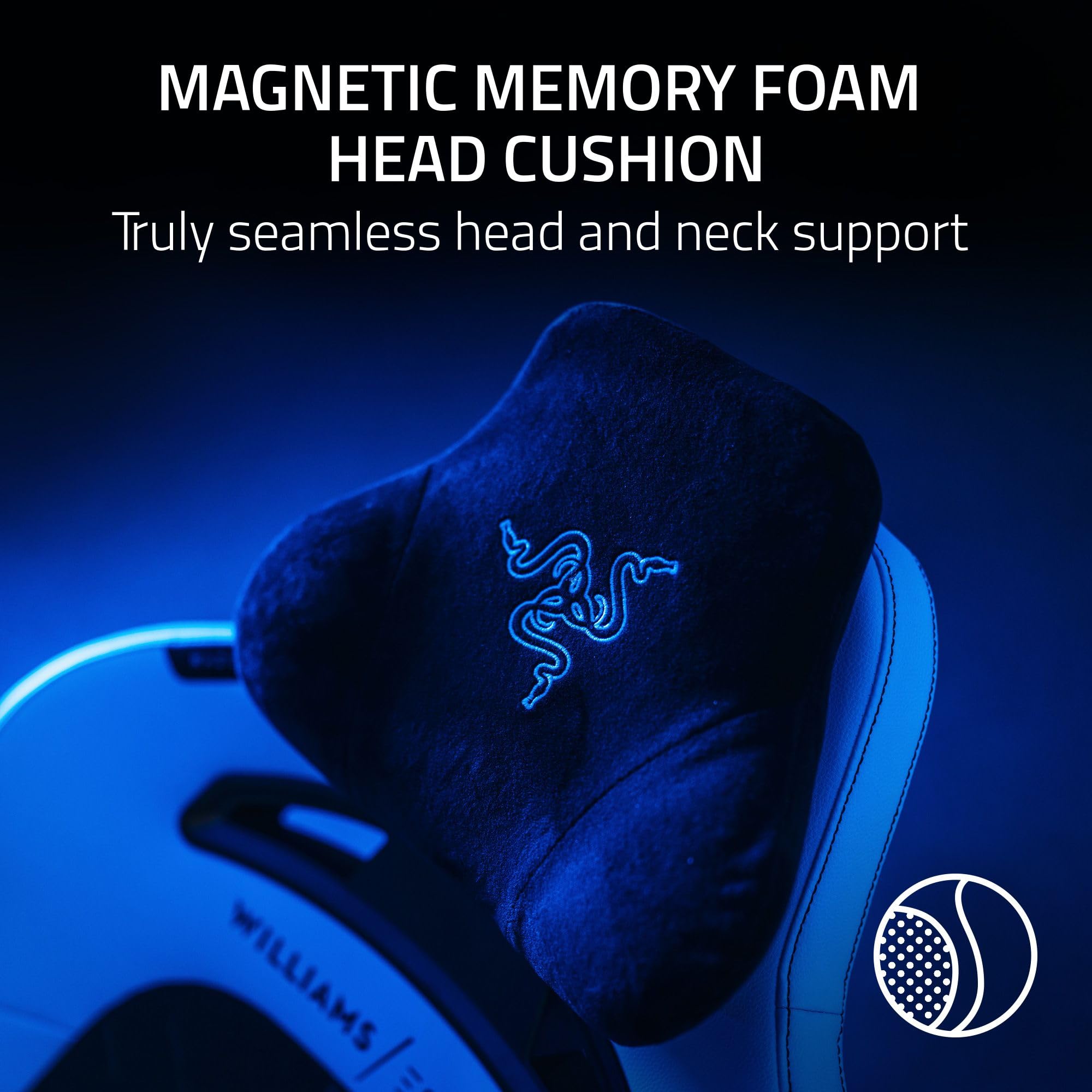 razer-enki-pro-williams-esports-edition-premium-gaming-chair-with-alcantara-upho image 6
