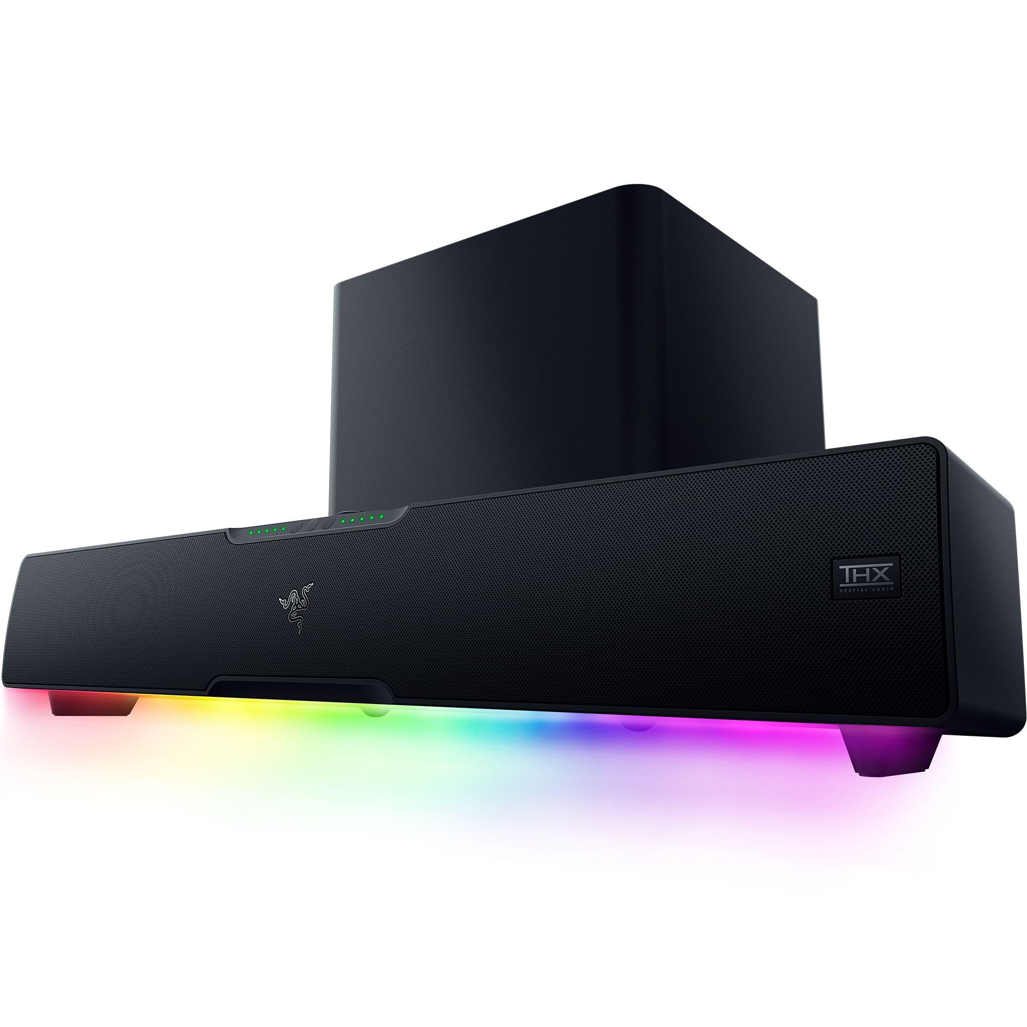 razer-leviathan-v2-pro-pc-gaming-soundbar-with-subwoofer-head-tracking-ai-beamfo image 1