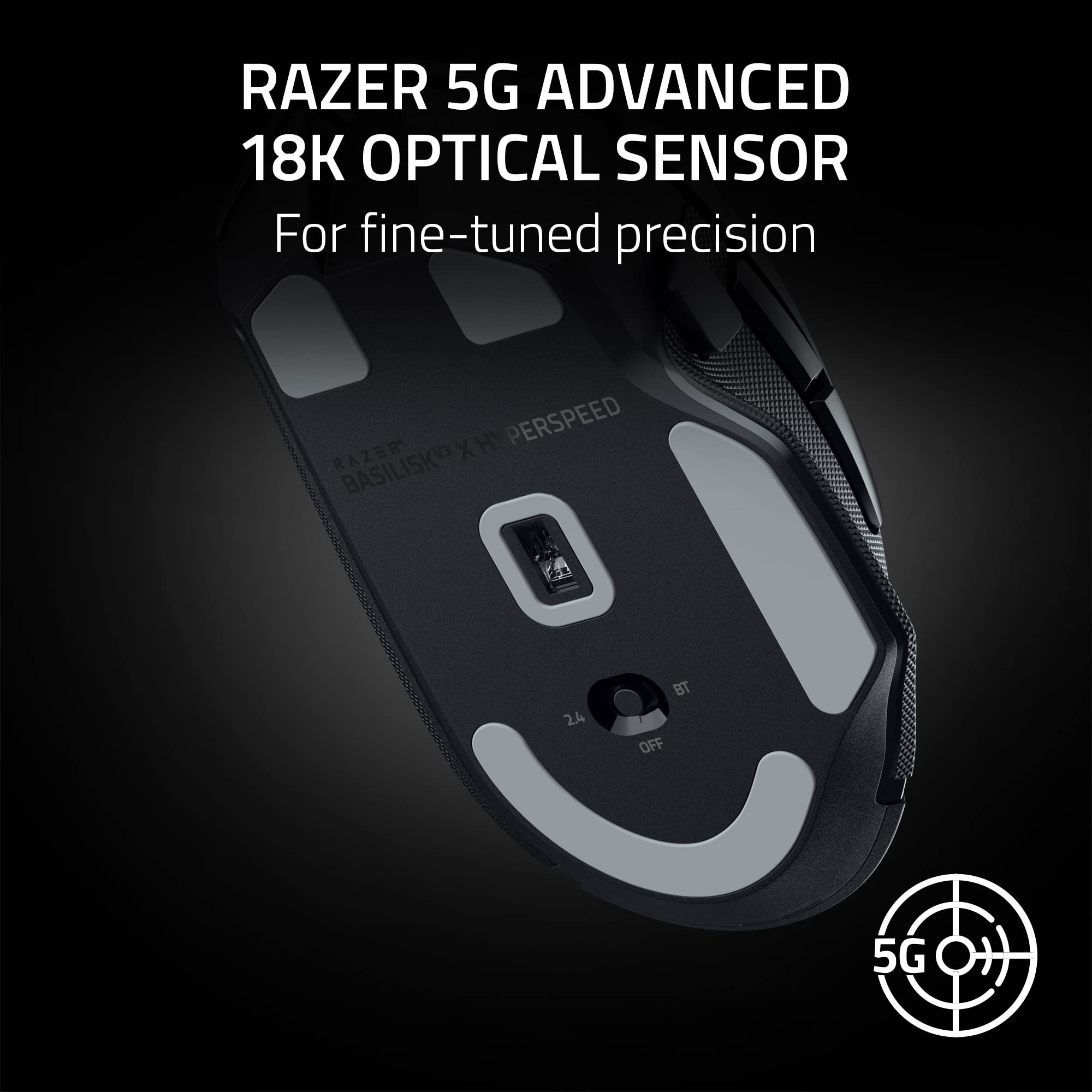 razer-basilisk-v3-x-hyperspeed-wireless-gaming-mouse-with-18k-optical-sensor-9-p image 5