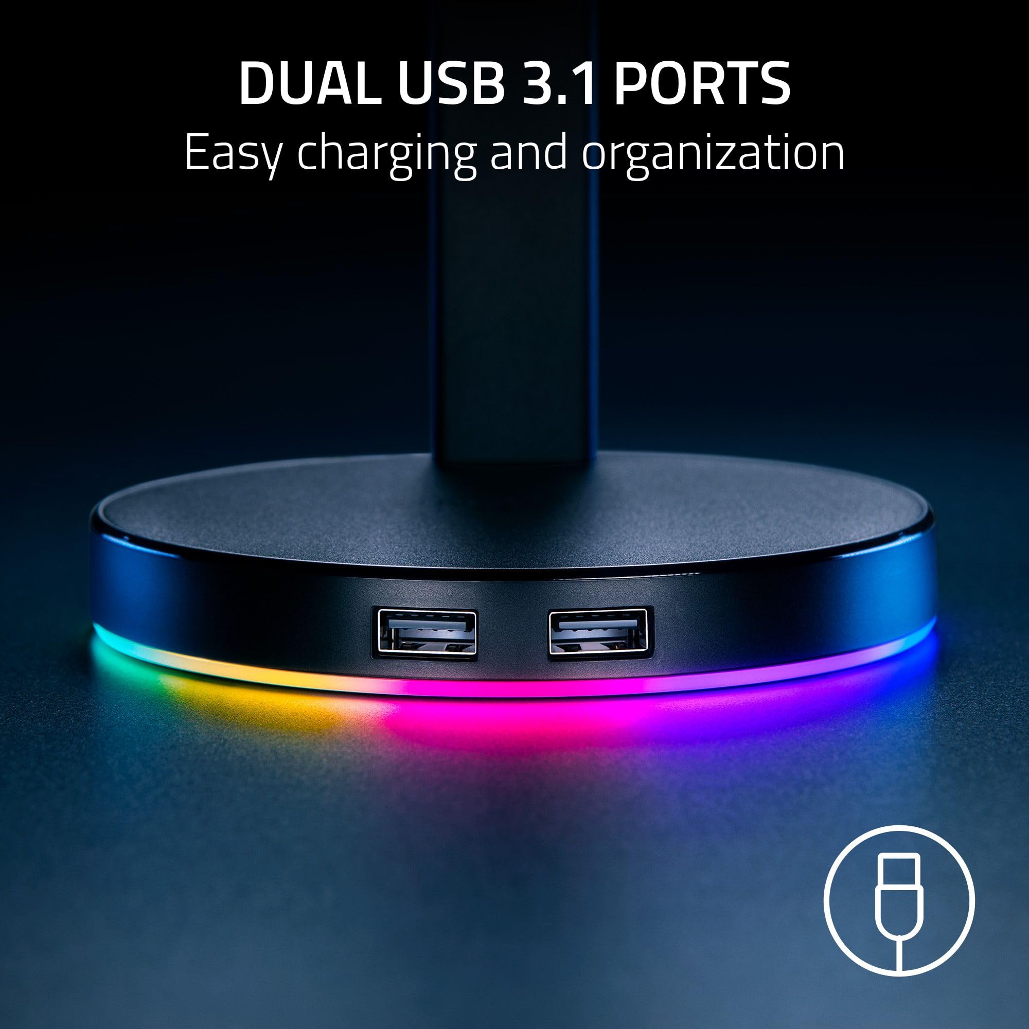 razer-base-station-v2-chroma-headphone-stand-black-rgb-lighting-usb-3-1-charging image 5