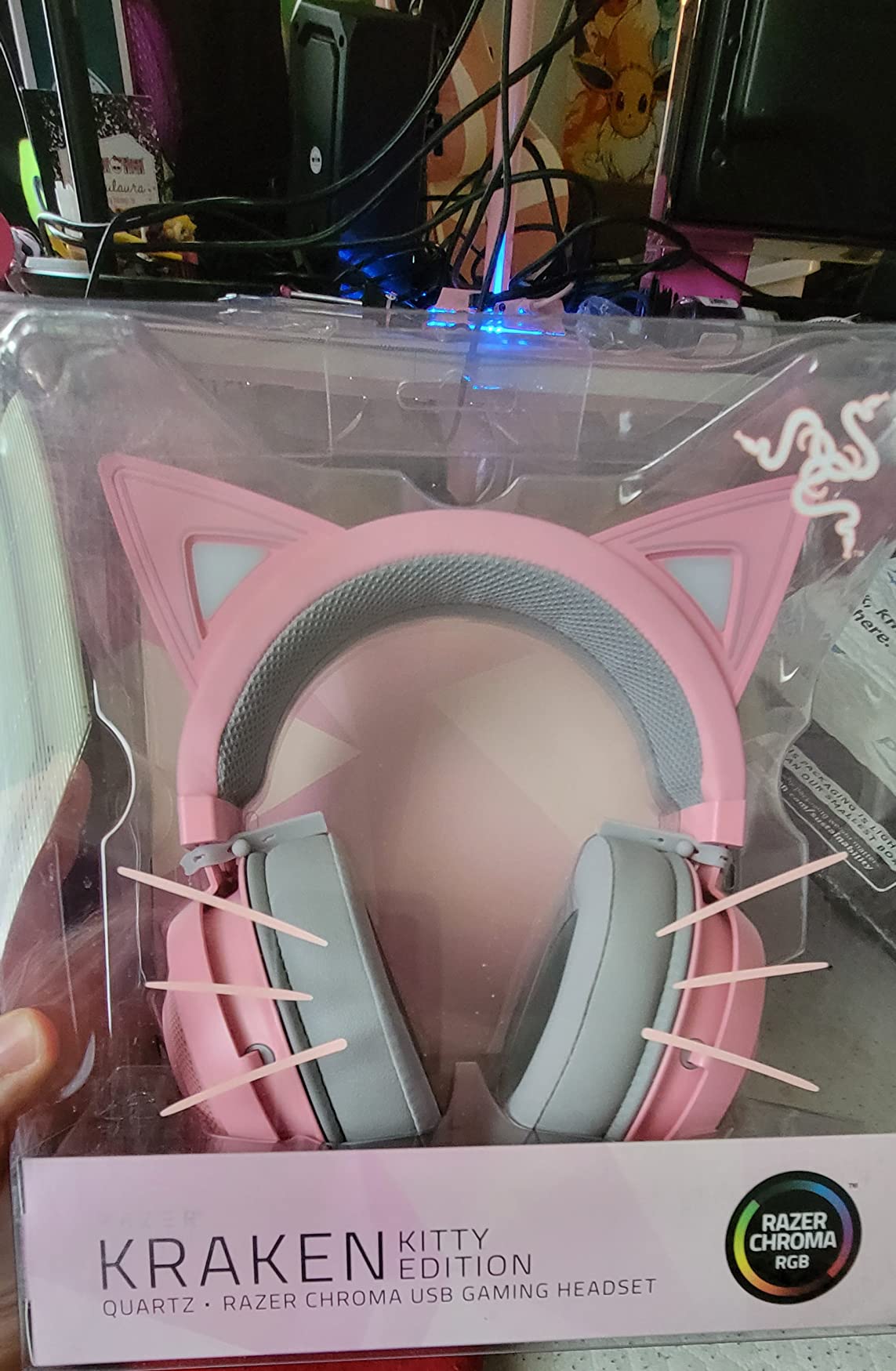 My daughter squealed
