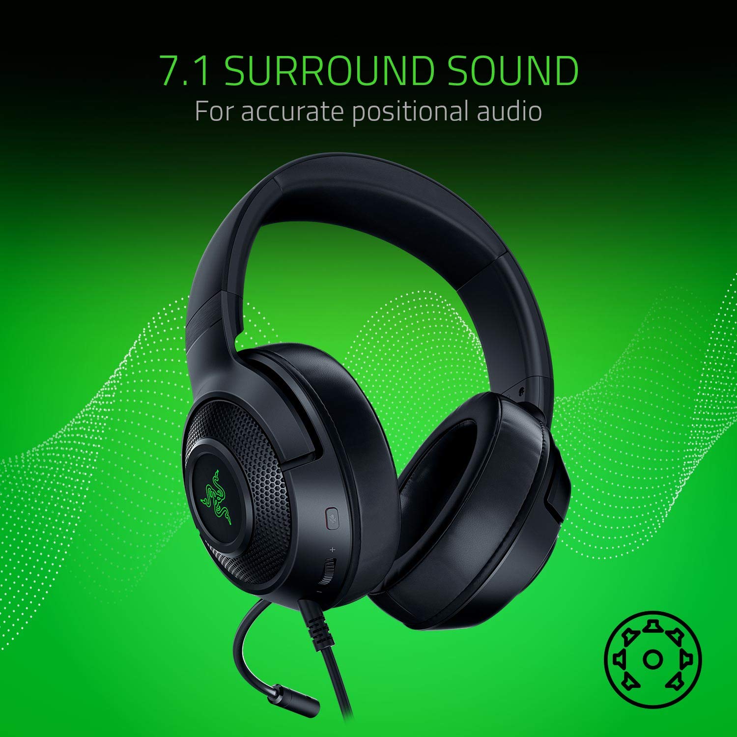 razer-kraken-x-usb-ultralight-gaming-headset-7-1-surround-275g-classic-black-bas image 3