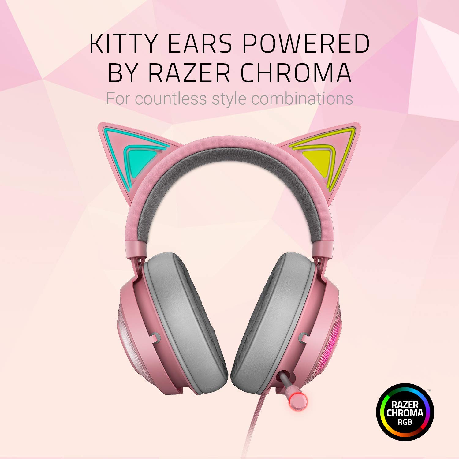 razer-kraken-kitty-rgb-usb-gaming-headset-with-thx-7-1-spatial-surround-sound-re image 2
