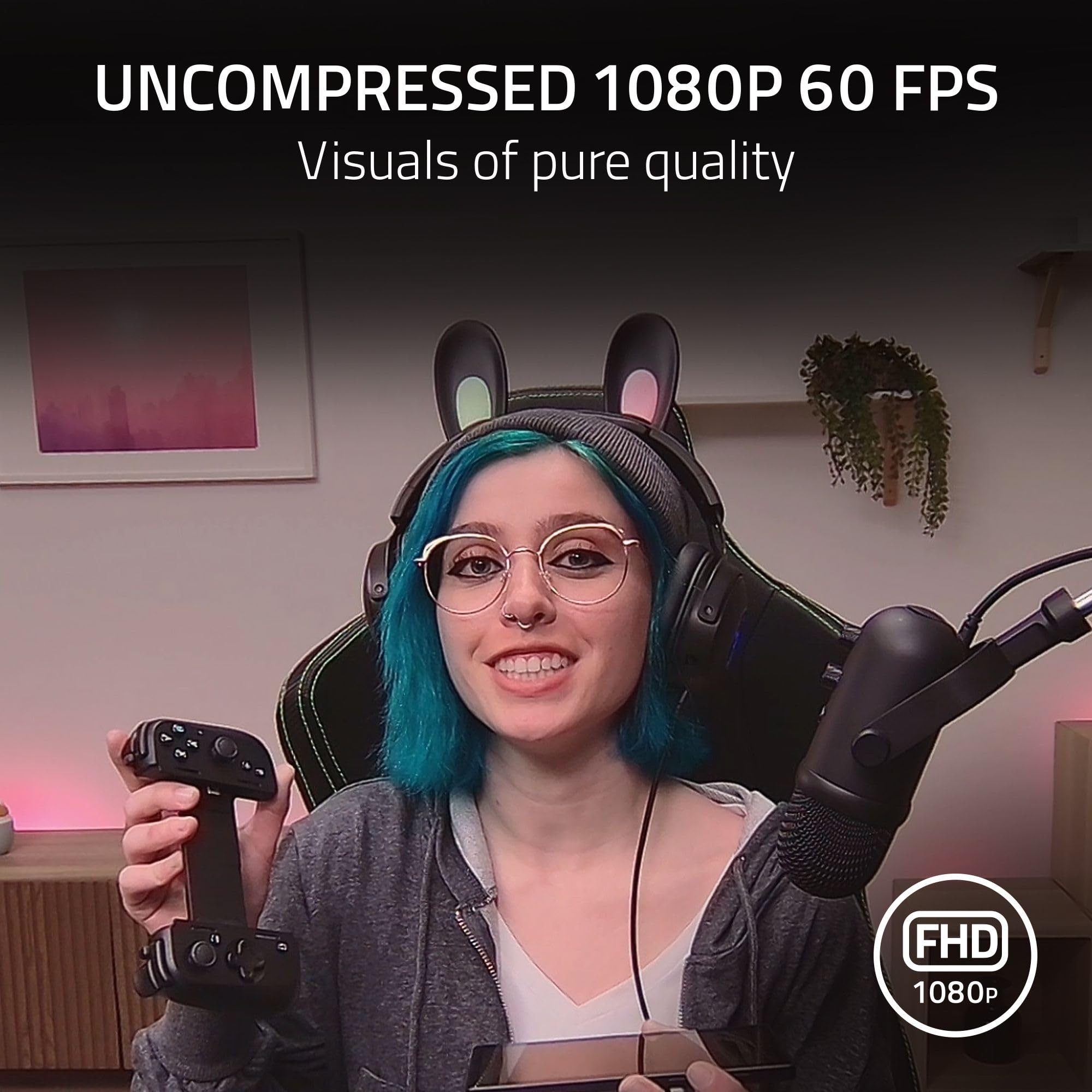 razer-kiyo-pro-webcam-full-hd-1080p-60fps-hdr-adaptive-light-sensor-wide-angle-l image 3