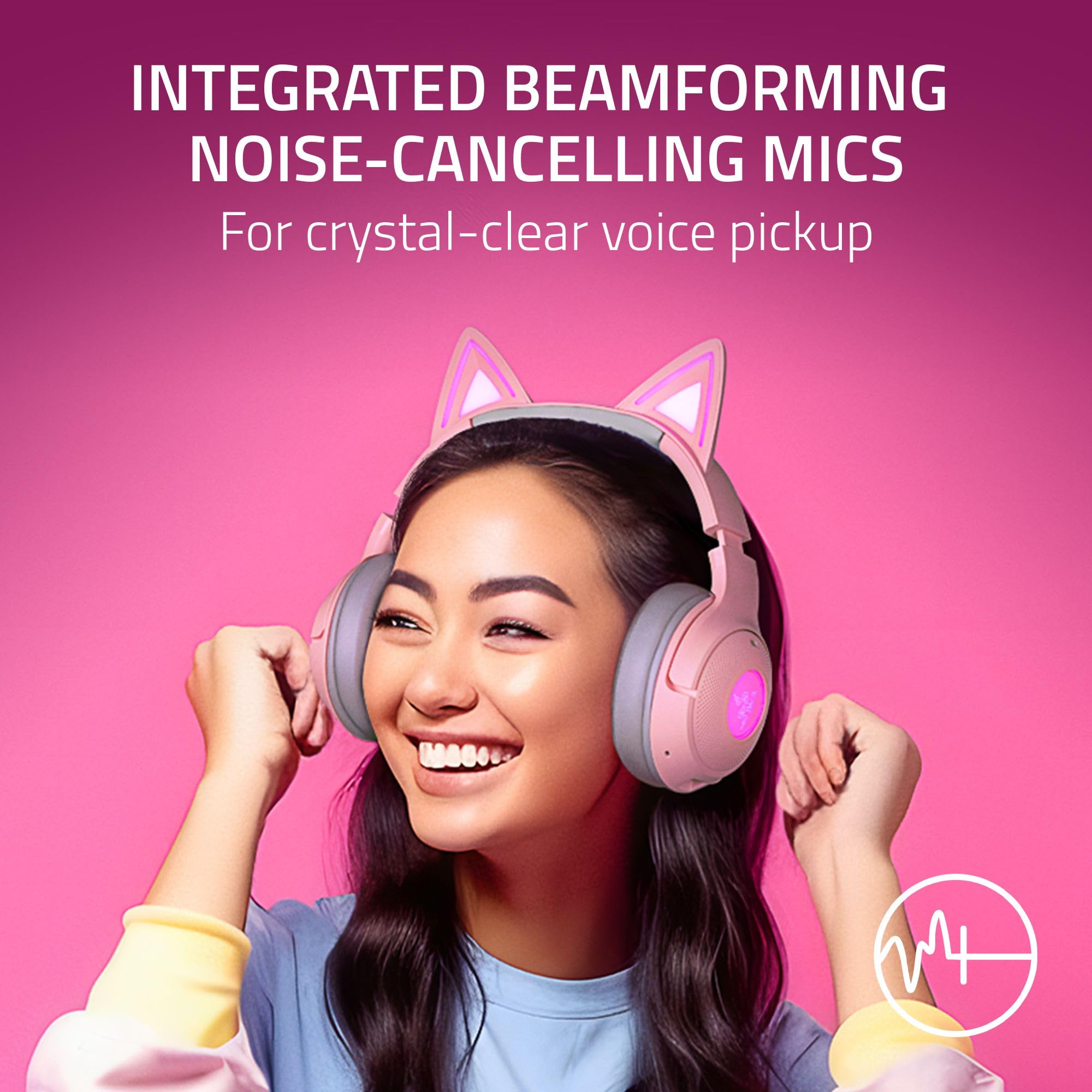 razer-kraken-kitty-v2-bt-wireless-rgb-gaming-headset-chroma-kitty-ears-bluetooth image 5