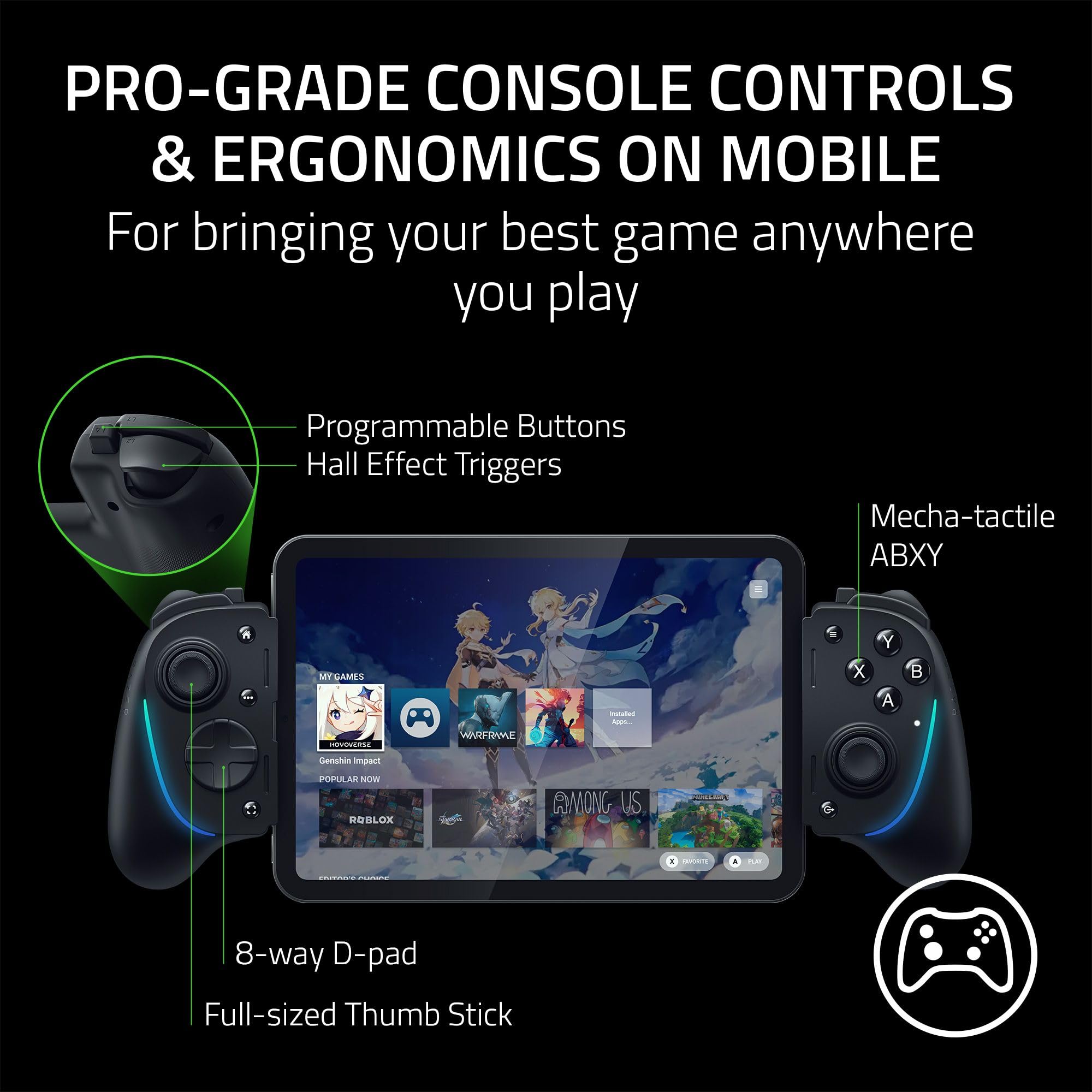 razer-kishi-ultra-mobile-gaming-controller-for-android-iphone-15-16-ipad-mini-ch image 4