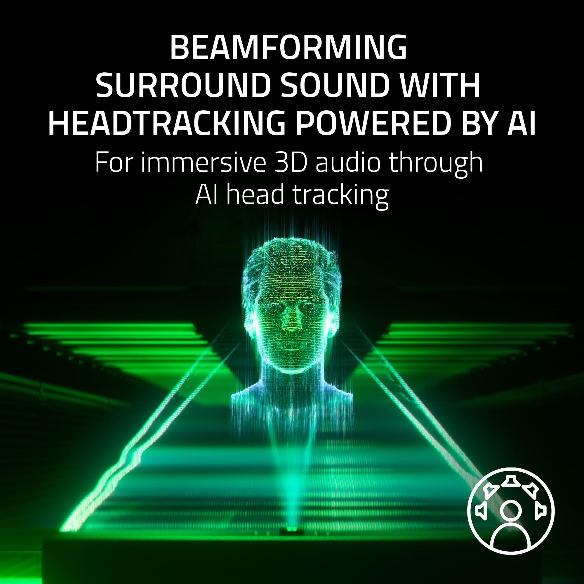 razer-leviathan-v2-pro-pc-gaming-soundbar-with-subwoofer-head-tracking-ai-beamfo image 2