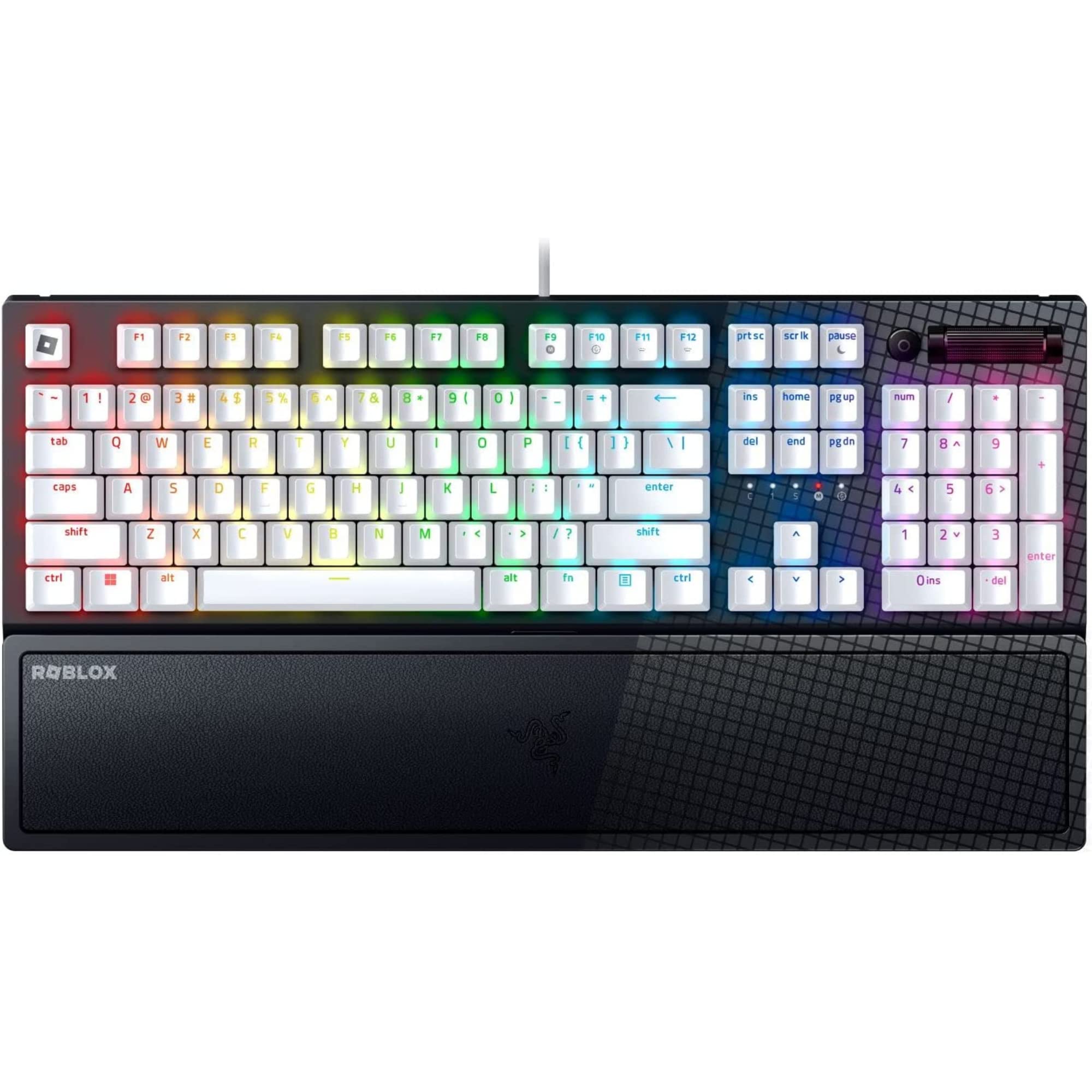 razer-blackwidow-v3-mechanical-gaming-keyboard-roblox-edition-green-clicky-switc image 1