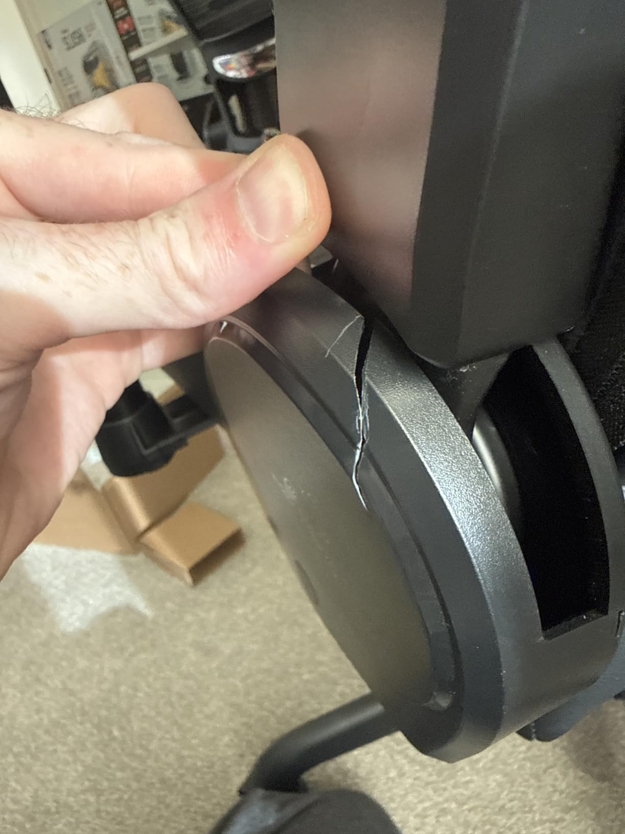 Chair is fine, shipping wasn't