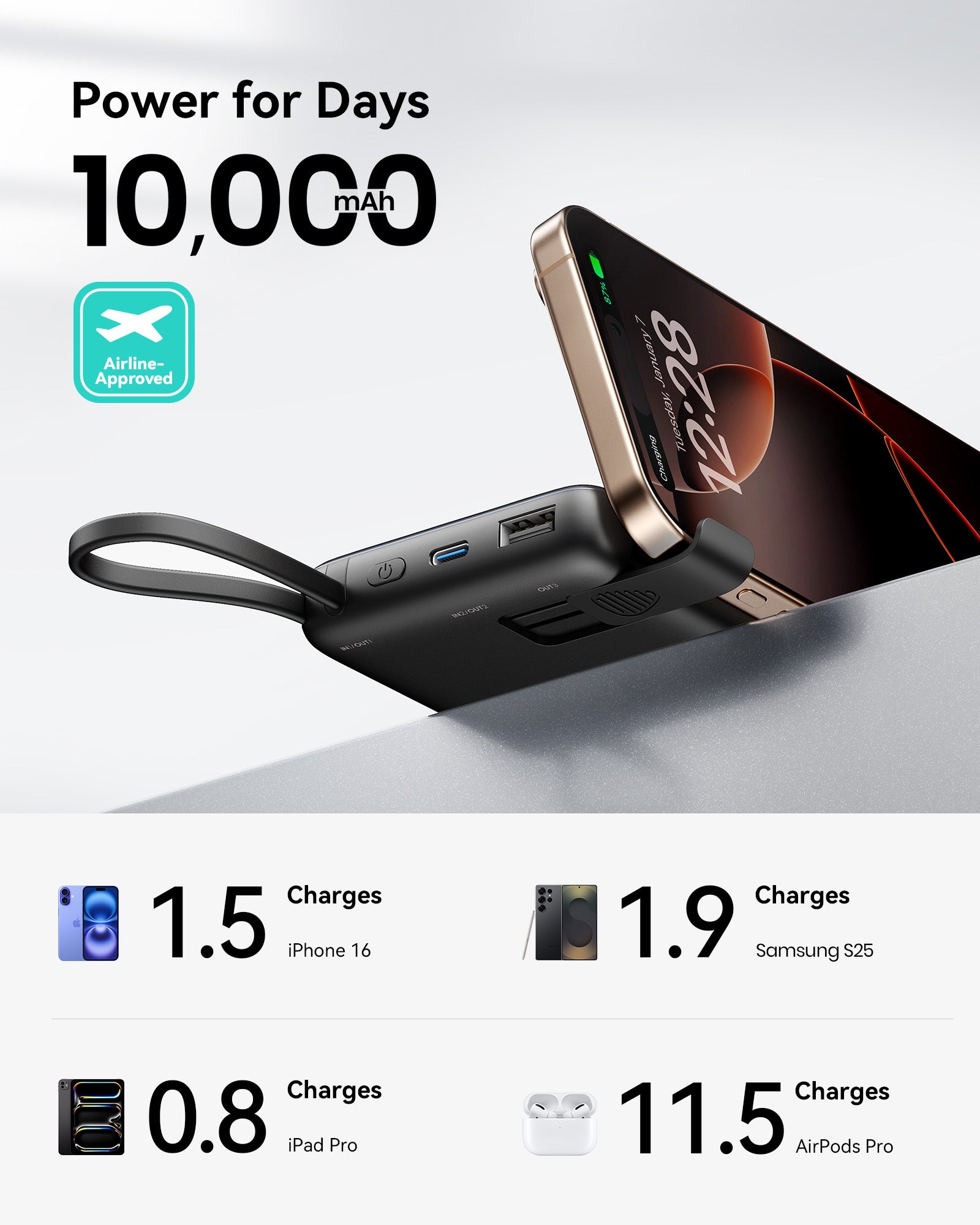 iniu-10000mah-pd-20w-compact-portable-power-bank-with-built-in-usb-c-cable image 7