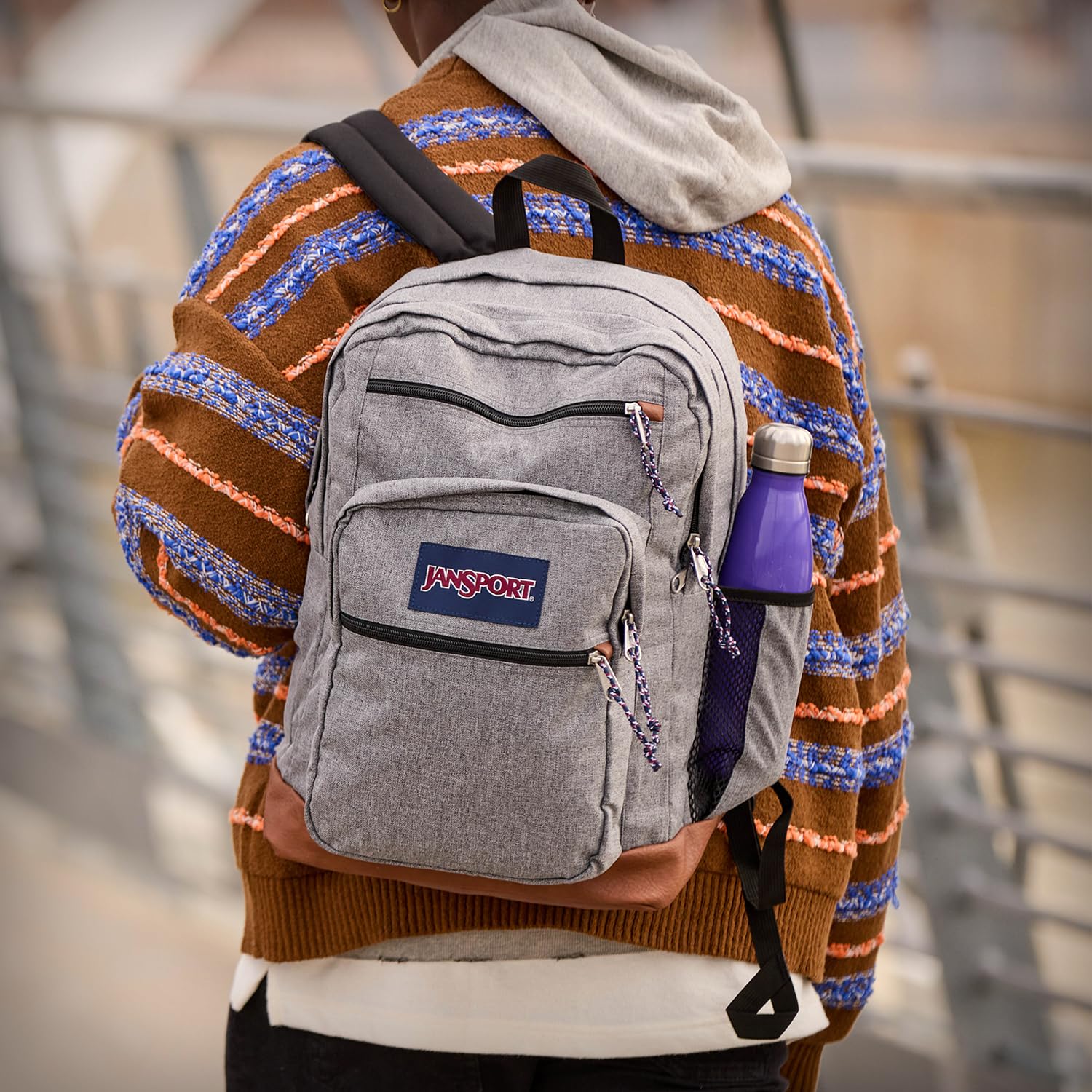 jansport-cool-student-15-inch-laptop-backpack-with-water-bottle-pocket-navy image 7