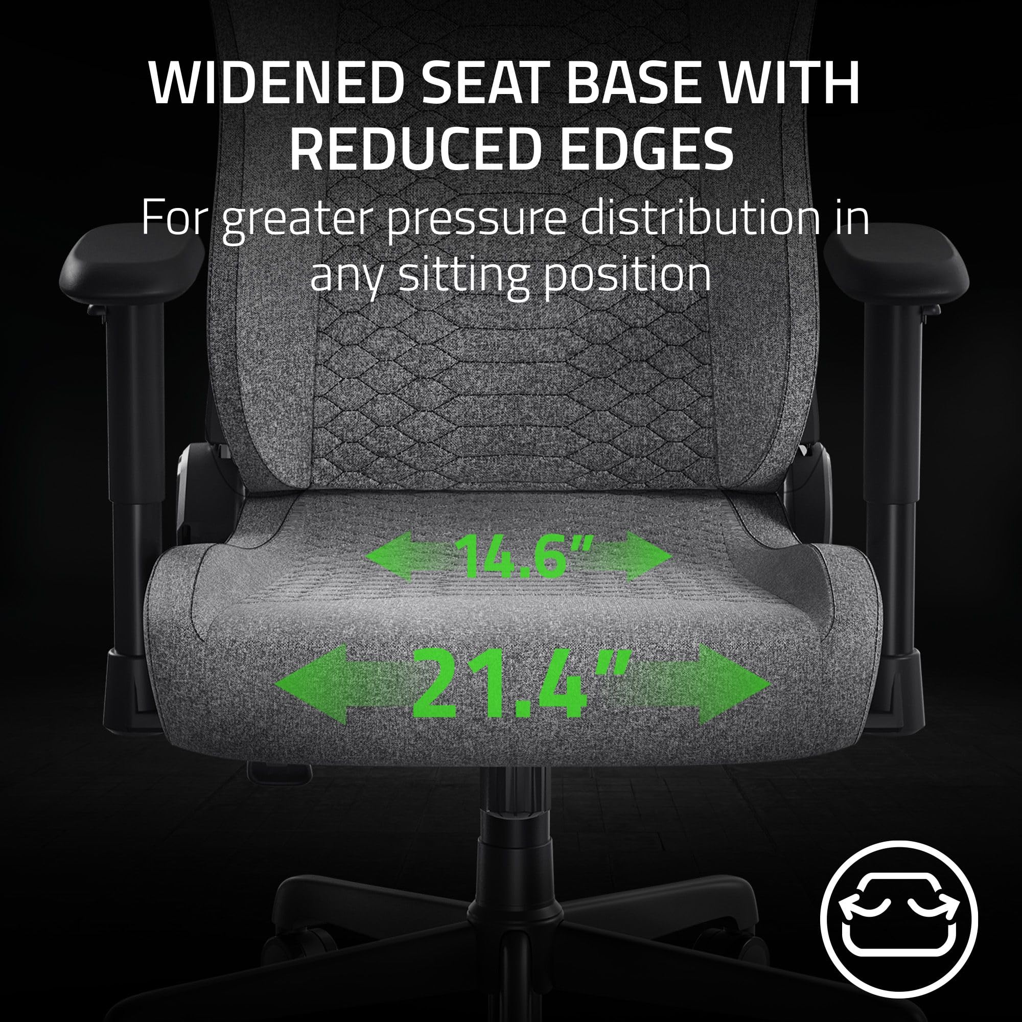 razer-iskur-v2-x-ergonomic-gaming-chair-built-in-lumbar-support-widened-seat-152 image 5