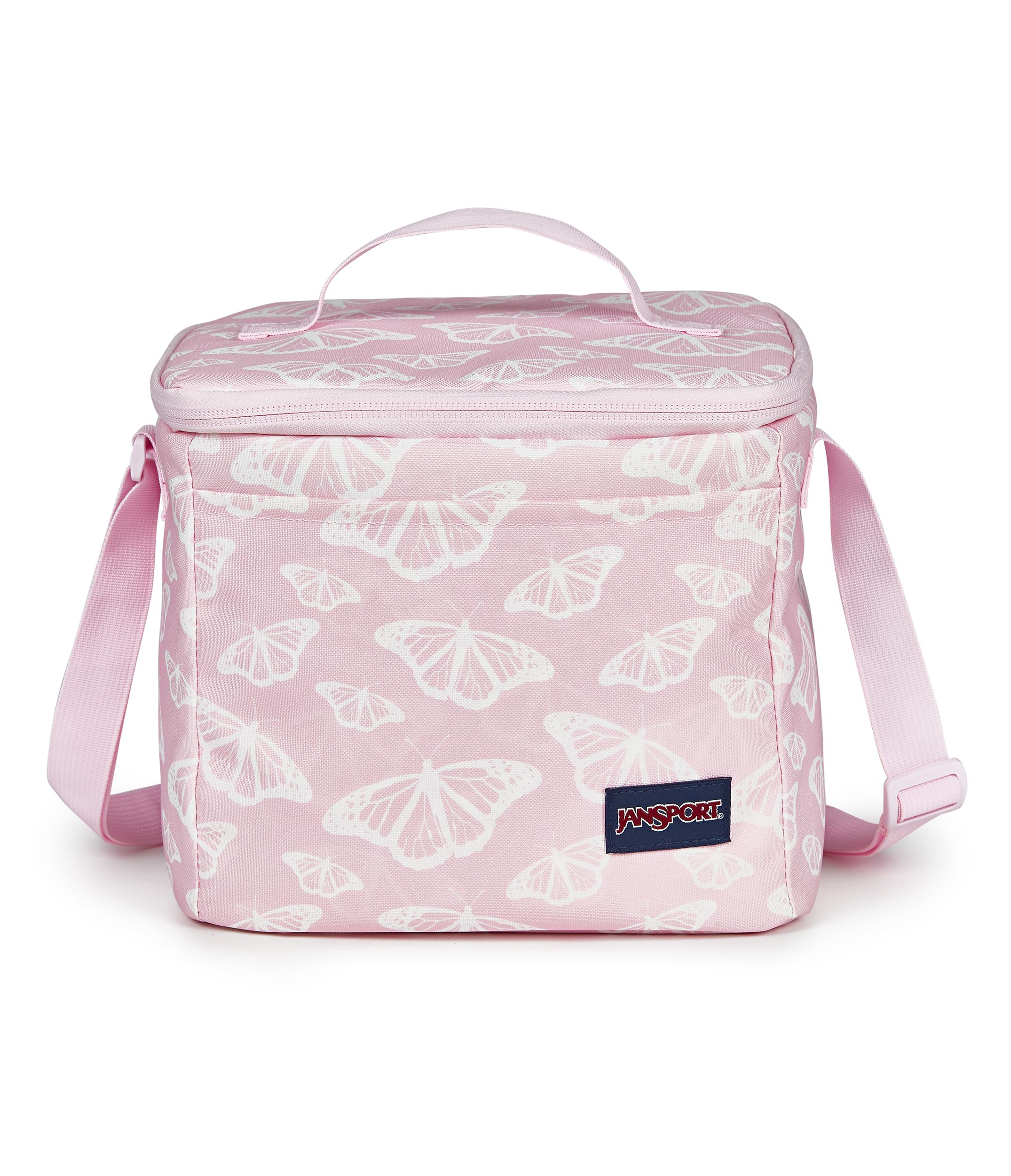 jansport-super-snack-insulated-lunch-bag-bpa-free-liner-zipper-top-adjustable-sh image 1