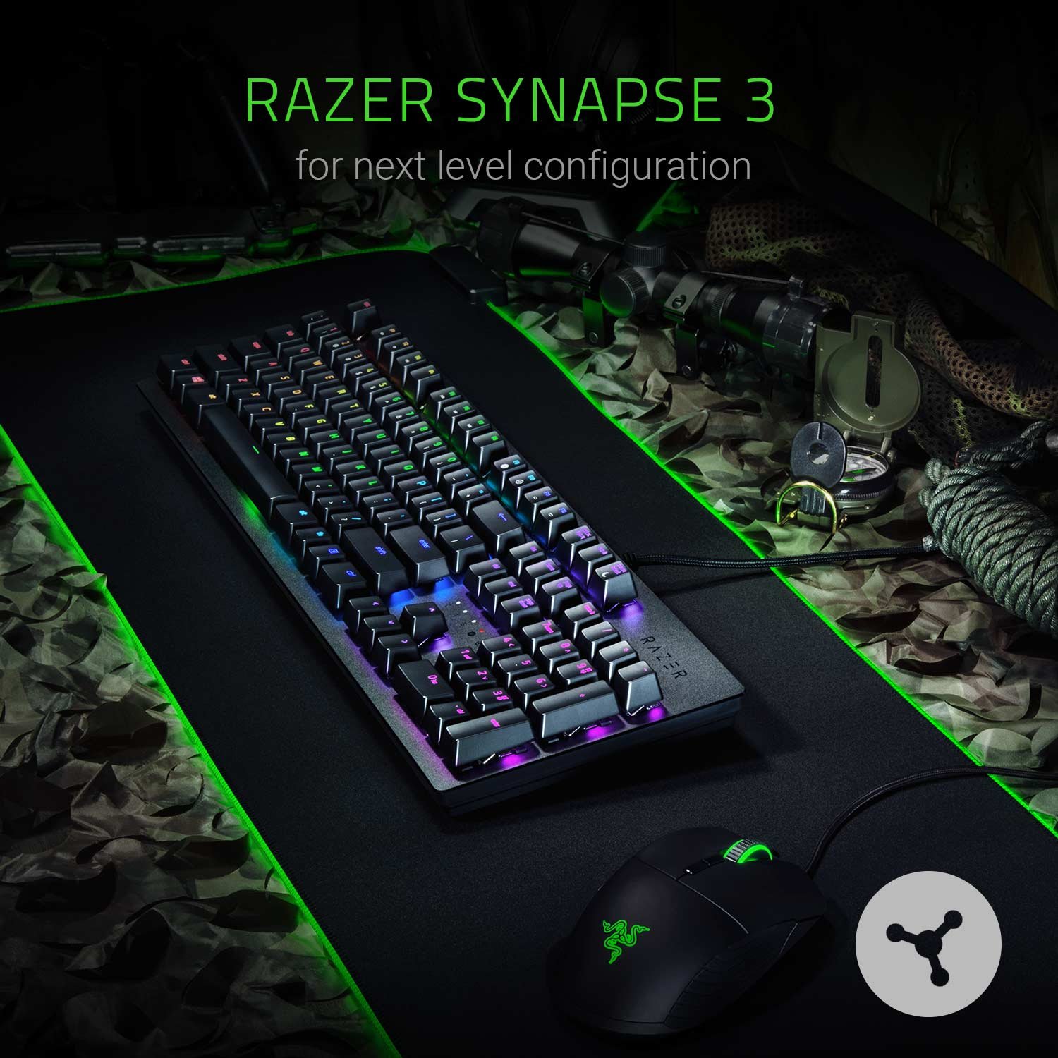 razer-huntsman-gaming-keyboard-clicky-opto-mechanical-switches-chroma-rgb-progra image 6