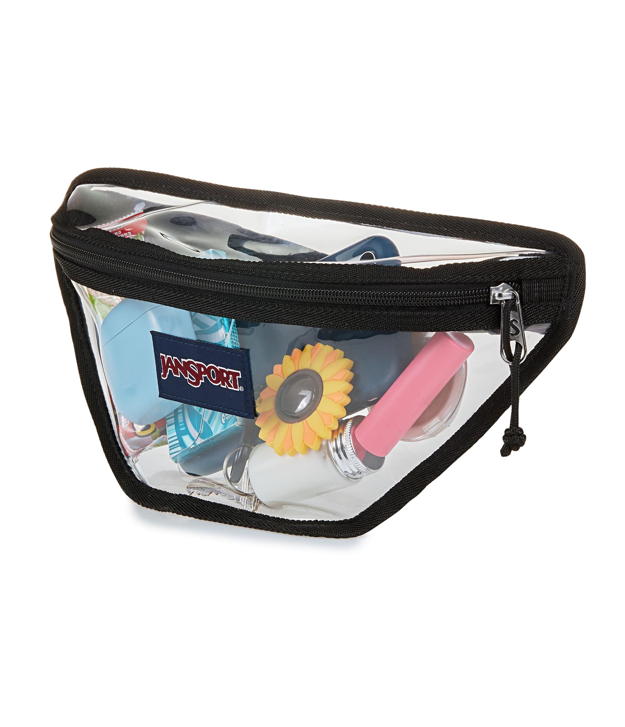 jansport-clear-waistpack-1l-transparent-fanny-pack-with-adjustable-hip-belt-cros image 5