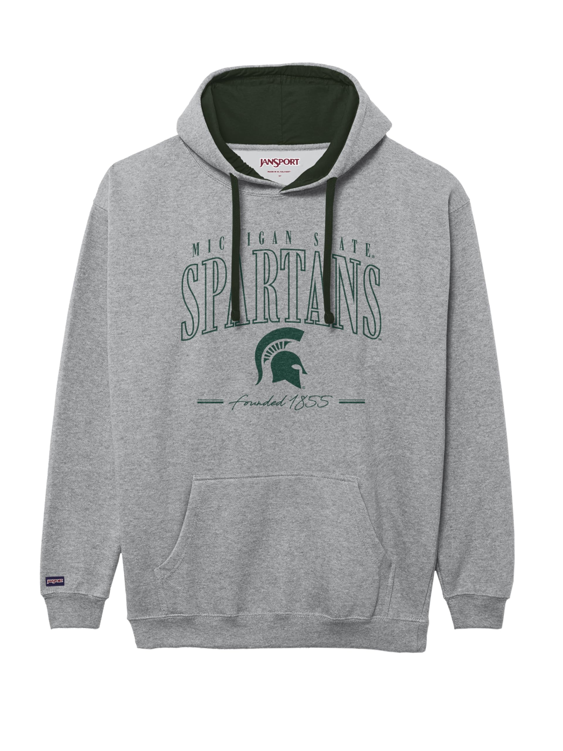 jansport-ncaa-rival-colorblock-hood-officially-licensed-unisex-fleece-pullover-h image 8