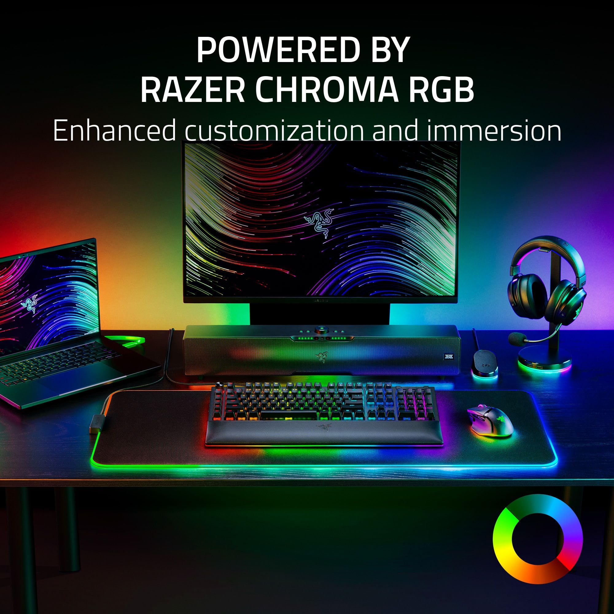 razer-base-station-v2-chroma-headphone-stand-black-rgb-lighting-usb-3-1-charging image 7