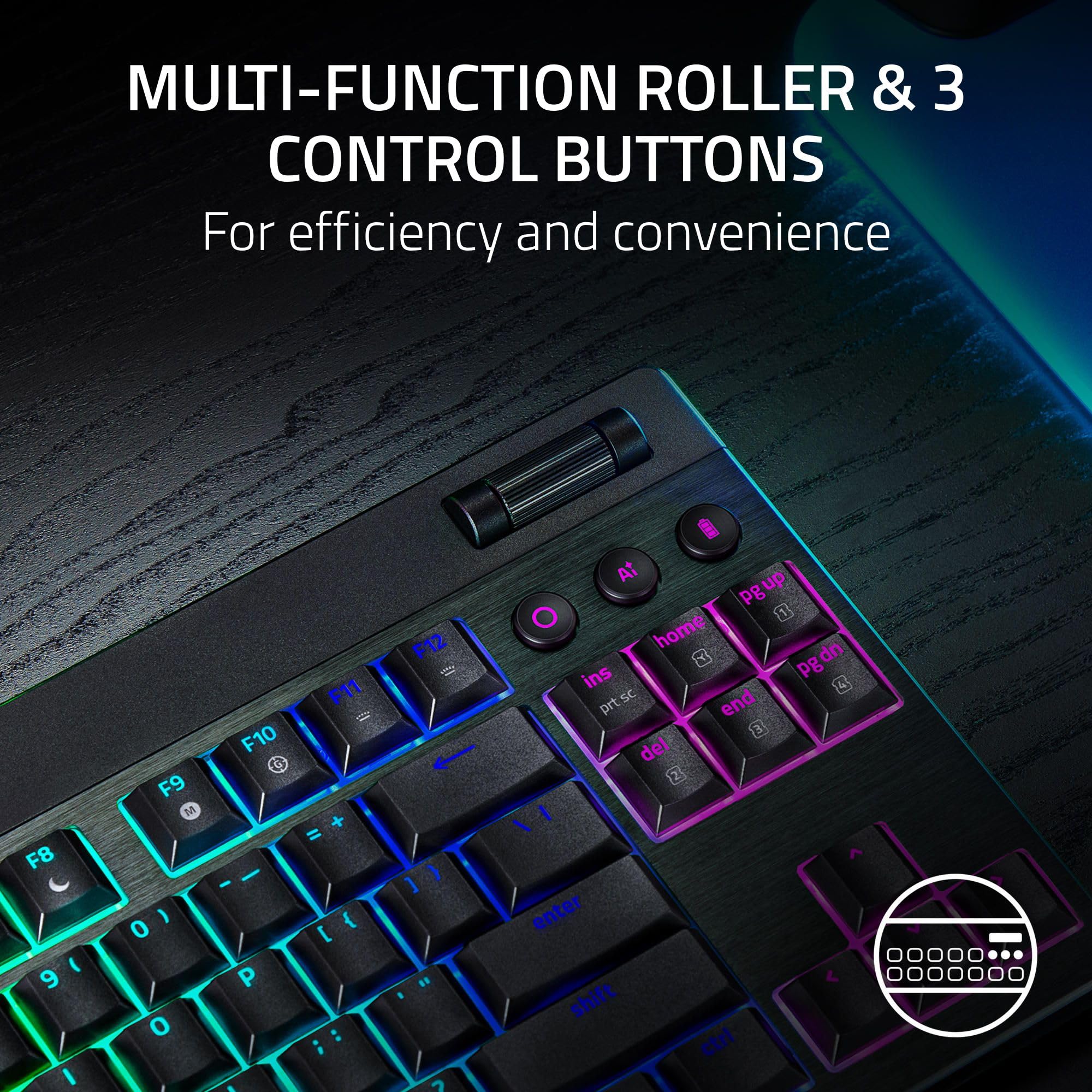 razer-blackwidow-v4-low-profile-tkl-hyperspeed-wireless-gaming-keyboard-green-me image 4