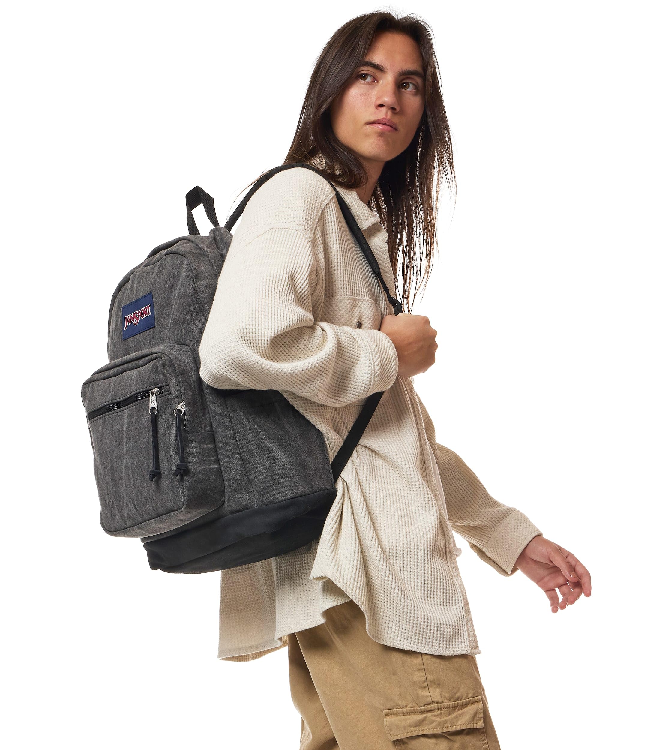 jansport-right-pack-expressions-backpack-aged-canvas-black-oxford-black-15-inch- image 8