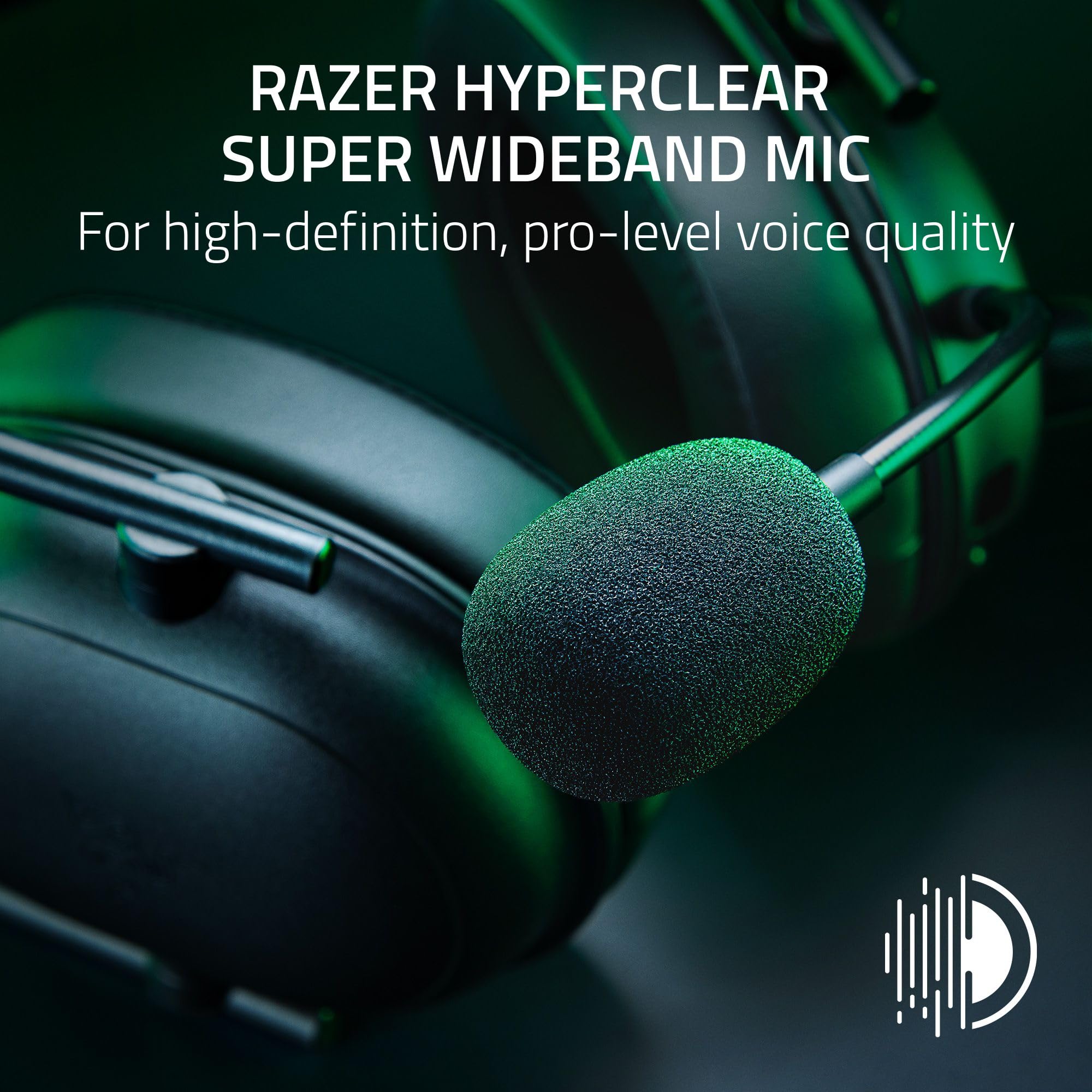 razer-blackshark-v2-hyperspeed-wireless-gaming-headset-2-4ghz-bluetooth-usb-50mm image 2
