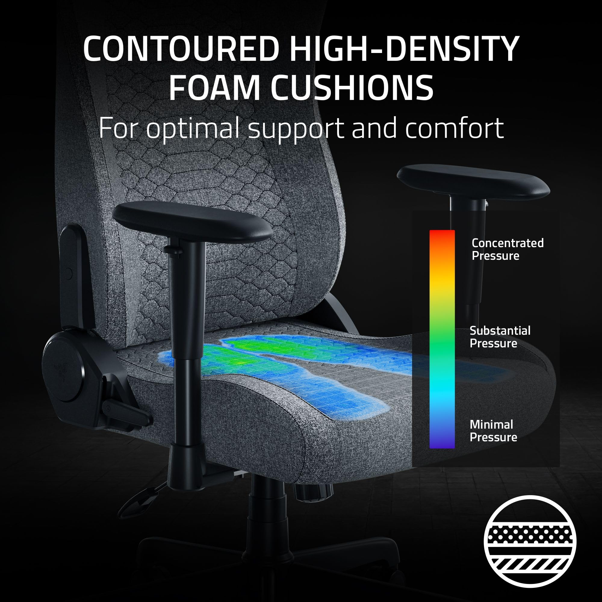 razer-iskur-v2-x-ergonomic-gaming-chair-built-in-lumbar-support-widened-seat-152 image 6