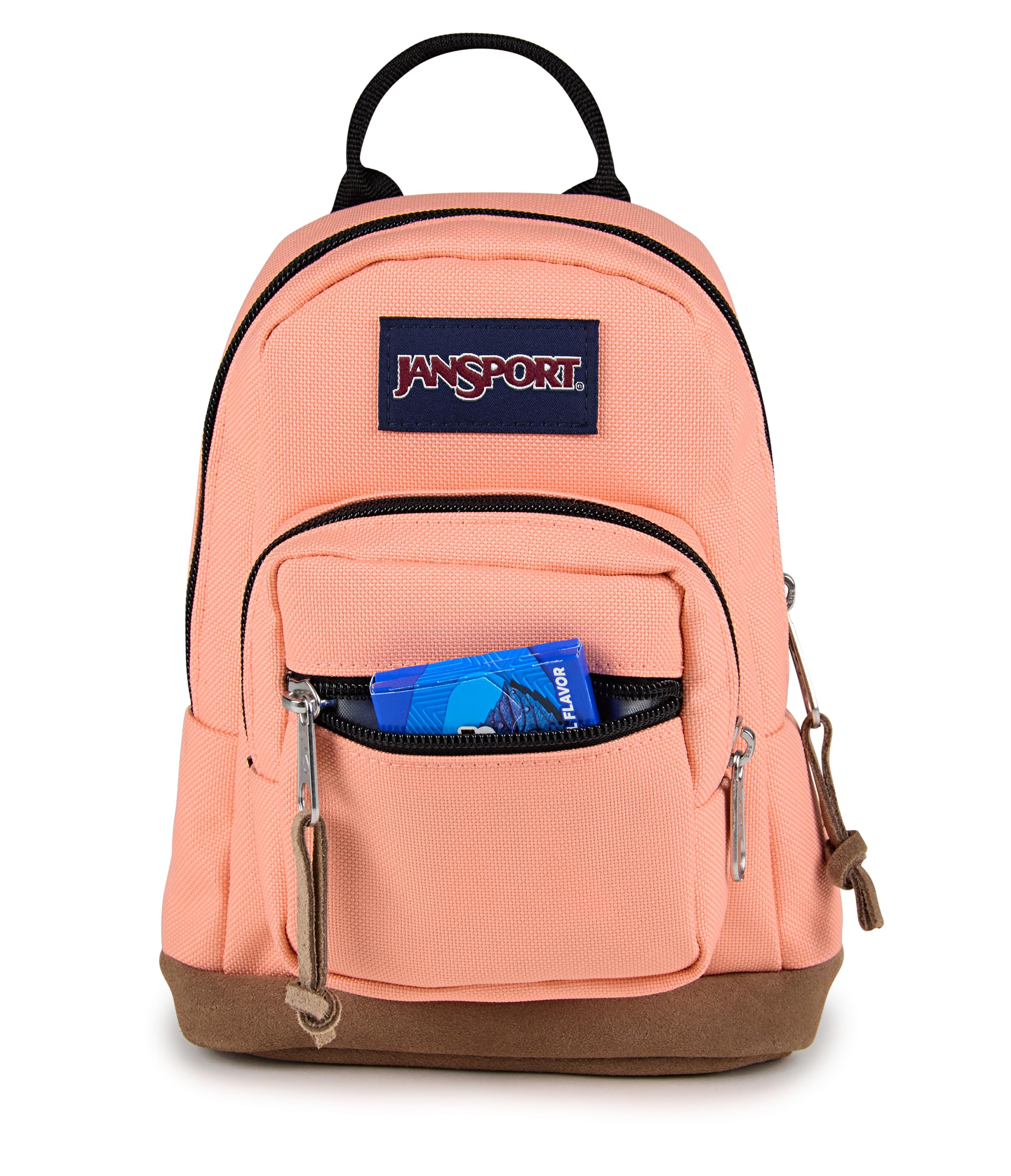jansport-right-pack-mini-compact-backpack-peach-bum-large-main-compartment-with- image 6