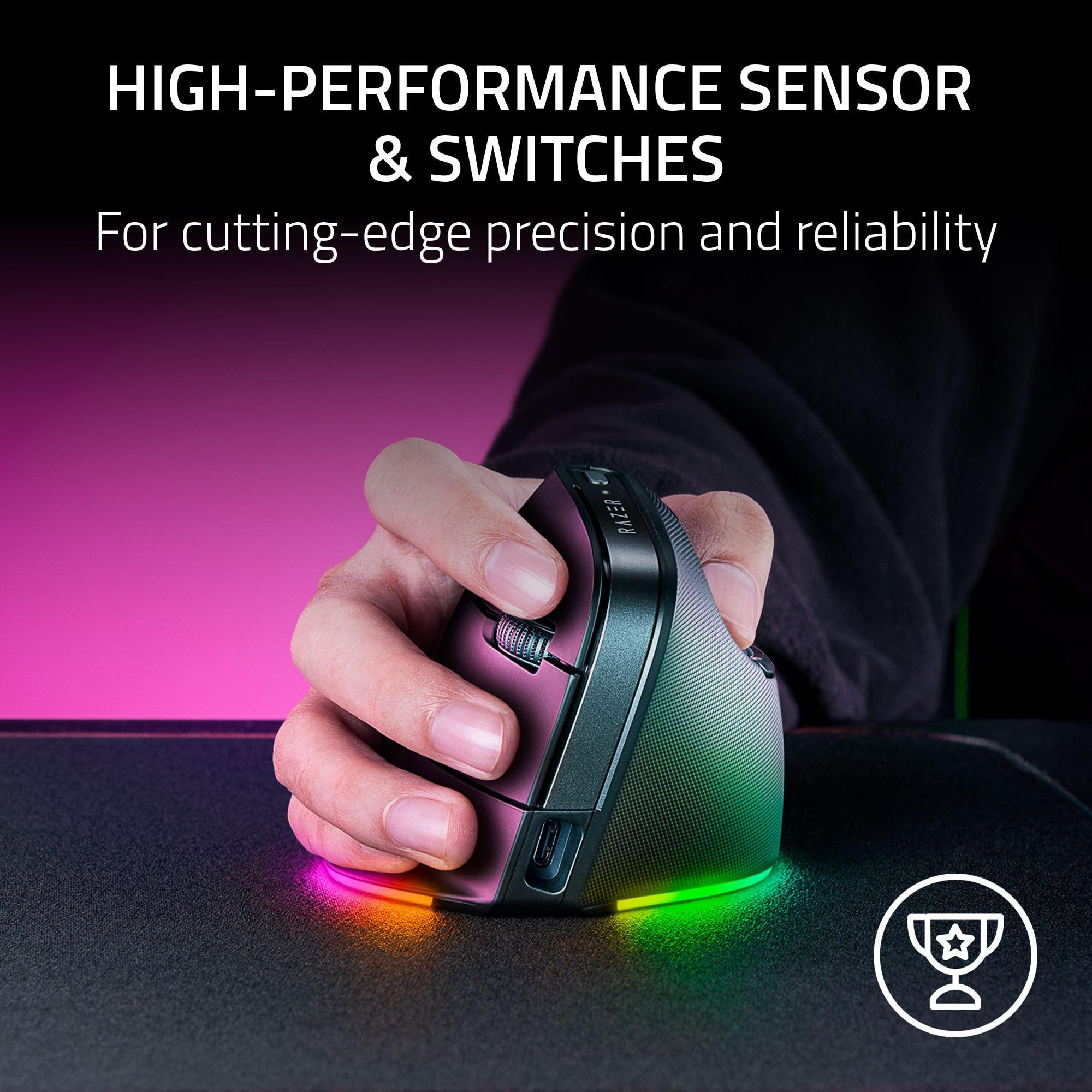 razer-pro-click-v2-vertical-wireless-mouse-6-button-ergonomic-vertical-design-on image 7