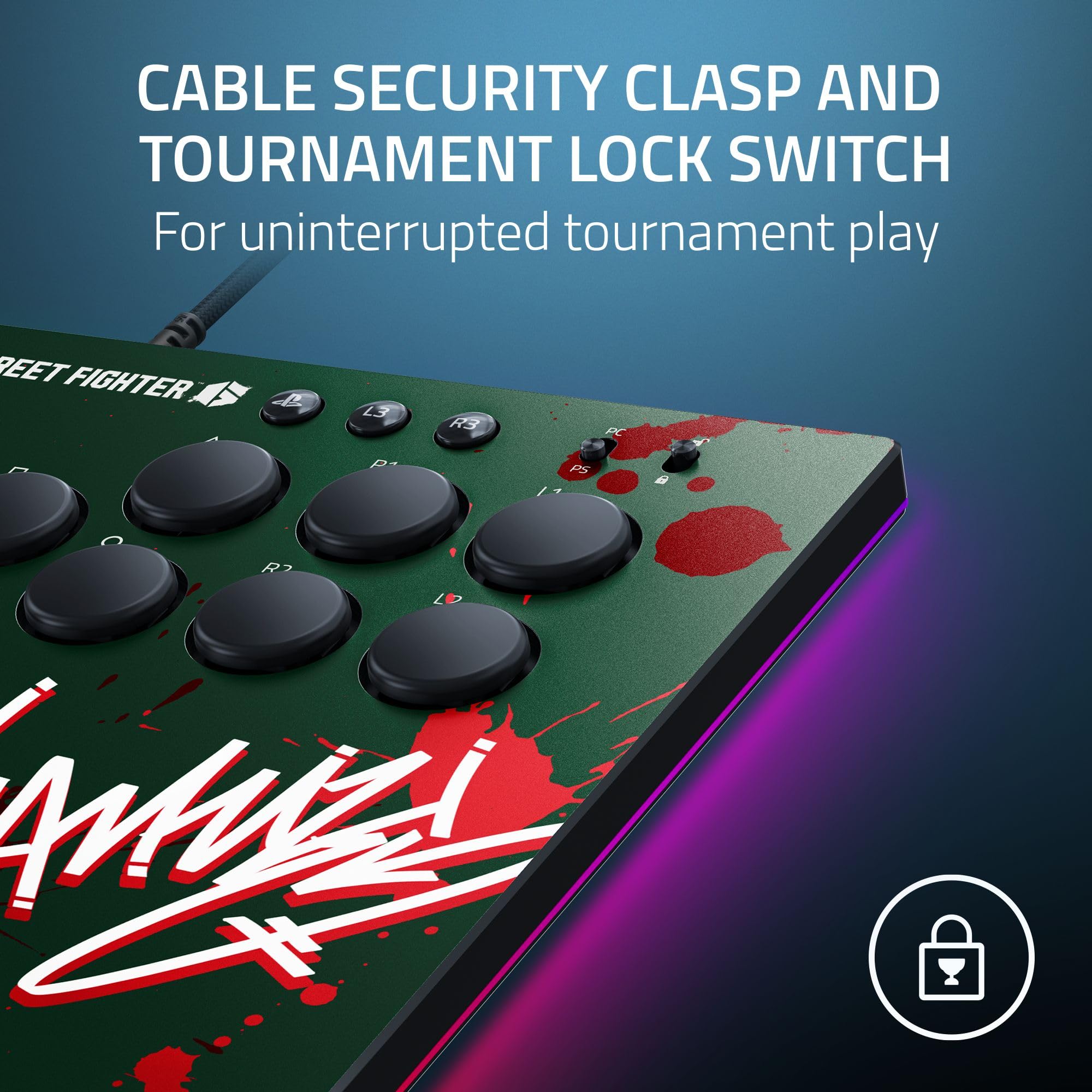razer-kitsune-all-button-leverless-arcade-controller-for-ps5-pc-with-street-figh image 4