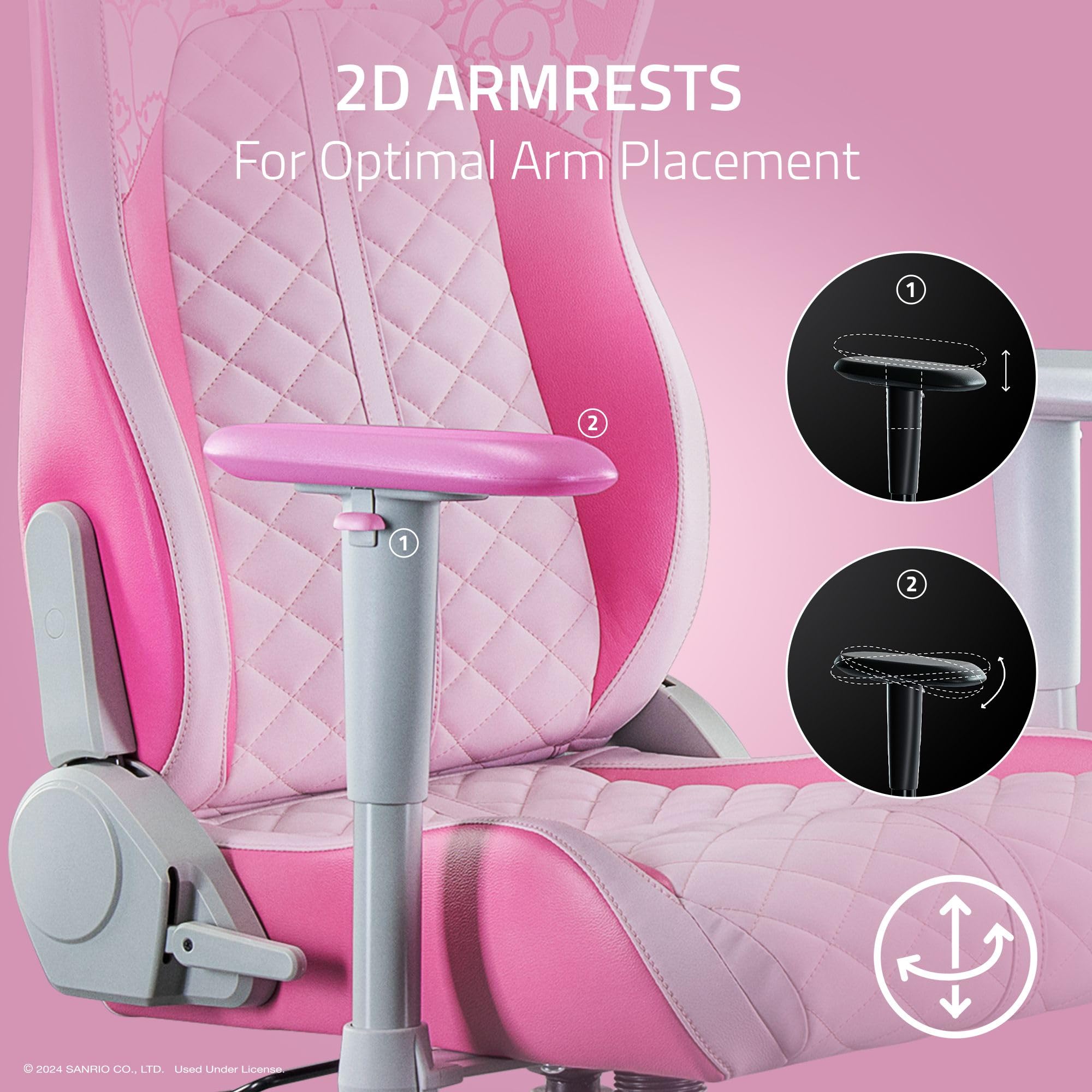 razer-enki-x-essential-gaming-chair-hello-kitty-friends-edition-built-in-lumbar- image 8