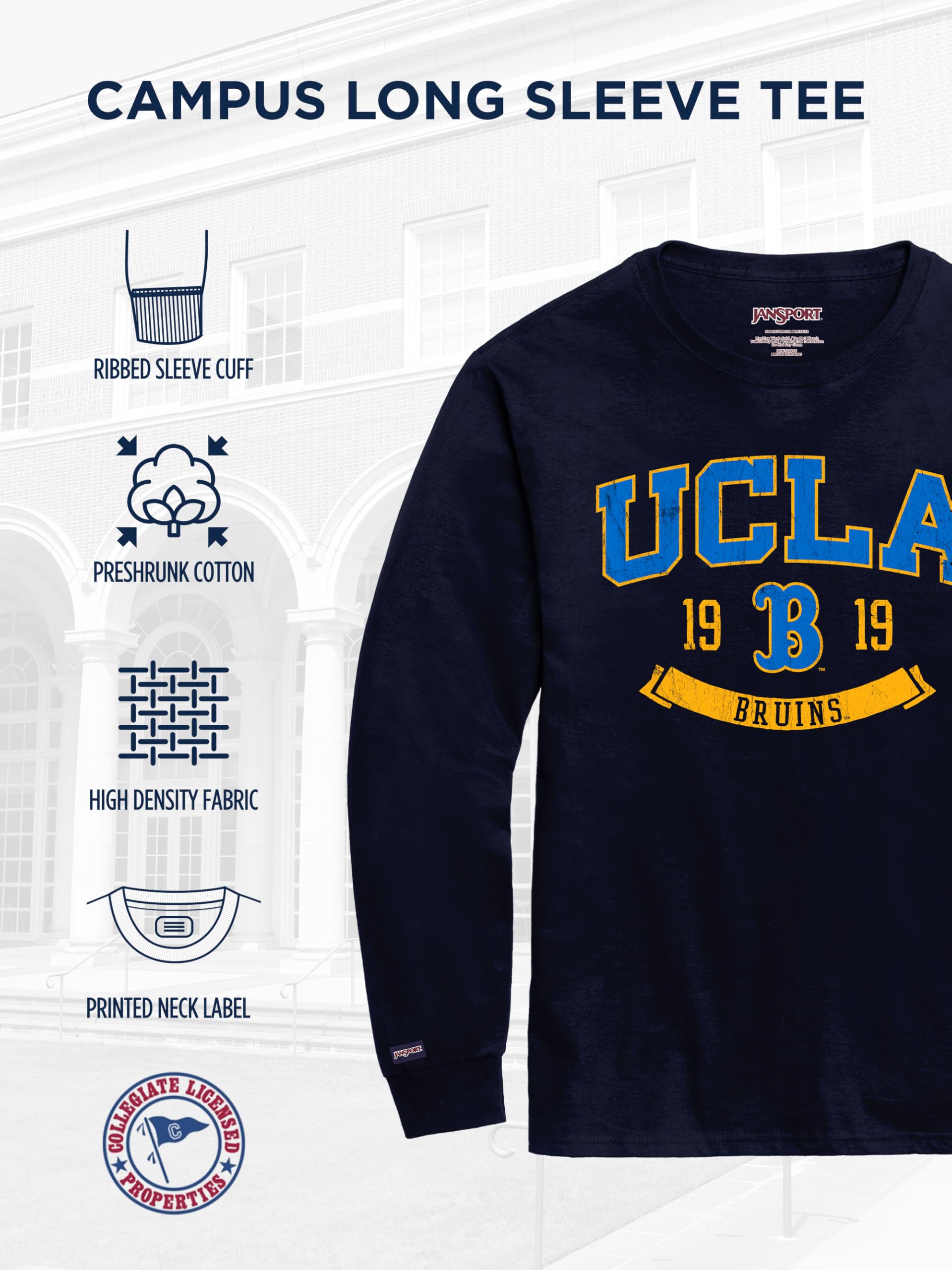 jansport-ncaa-officially-licensed-campus-long-sleeve-t-shirt-for-men-ucla-bruins image 5