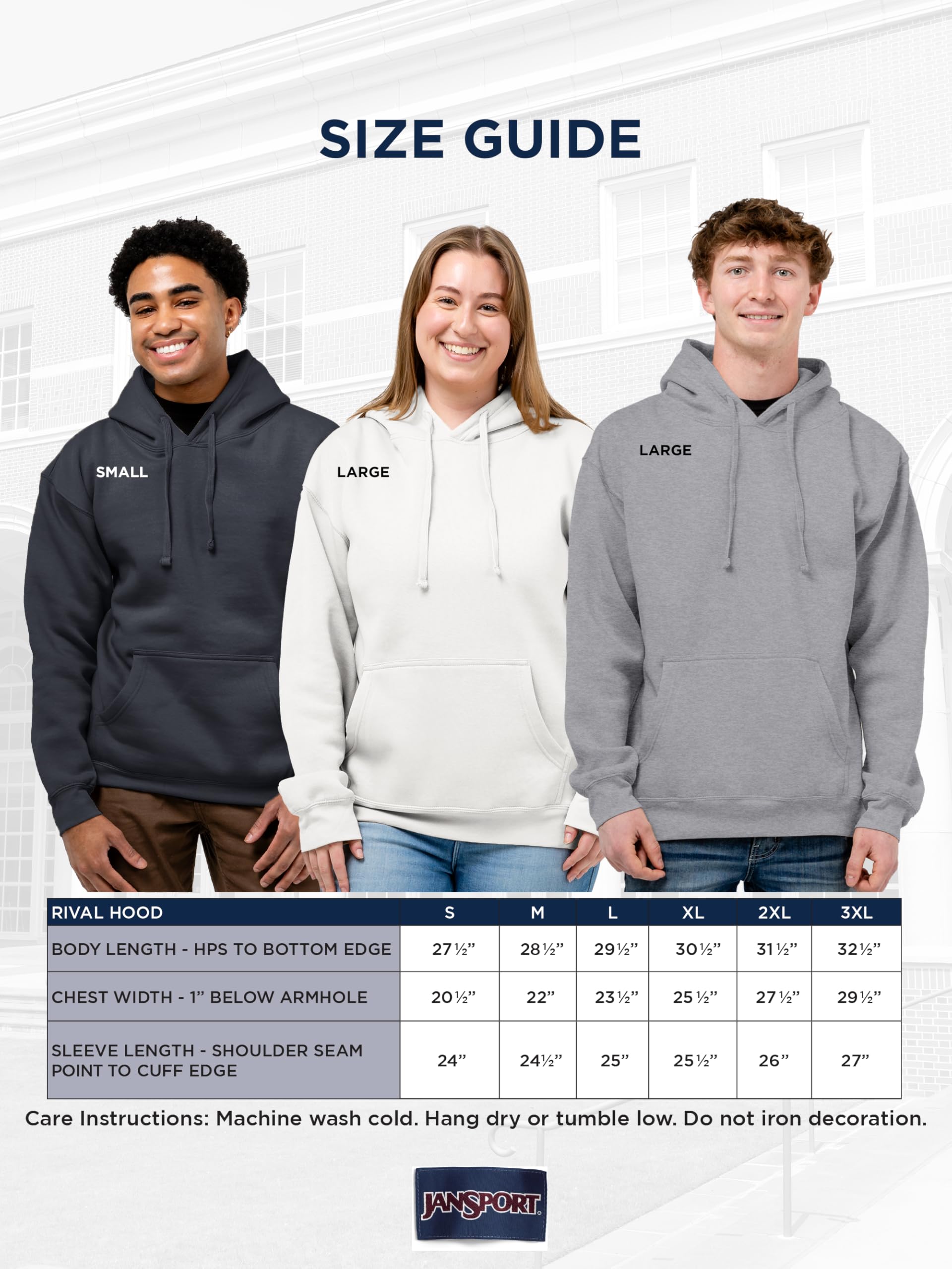 jansport-ncaa-rival-hoodie-officially-licensed-ucla-bruins-unisex-pullover-cotto image 6