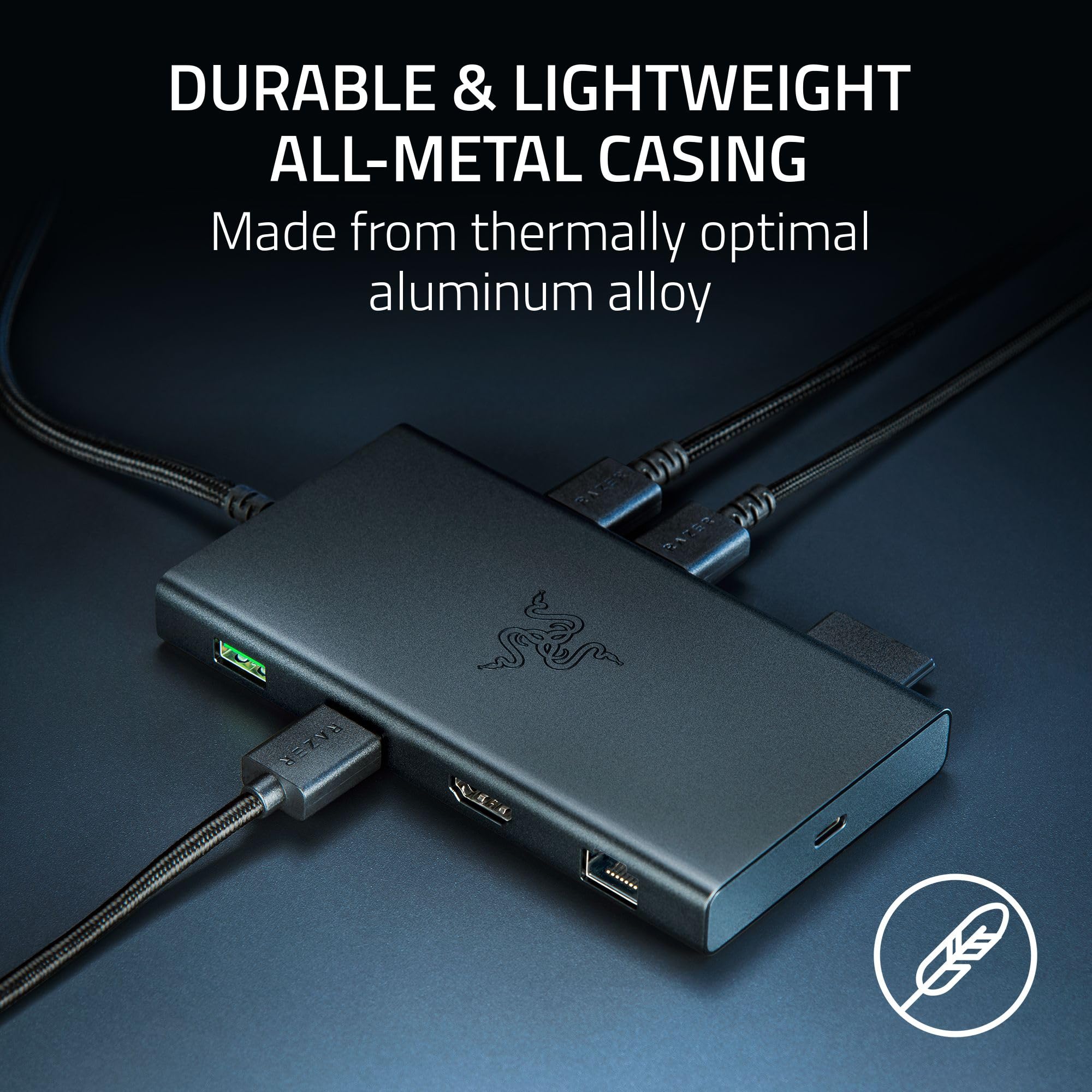 razer-usb-c-dock-11-in-1-portable-travel-hub-4k-60hz-hdmi-85w-pd-charging-all-me image 5