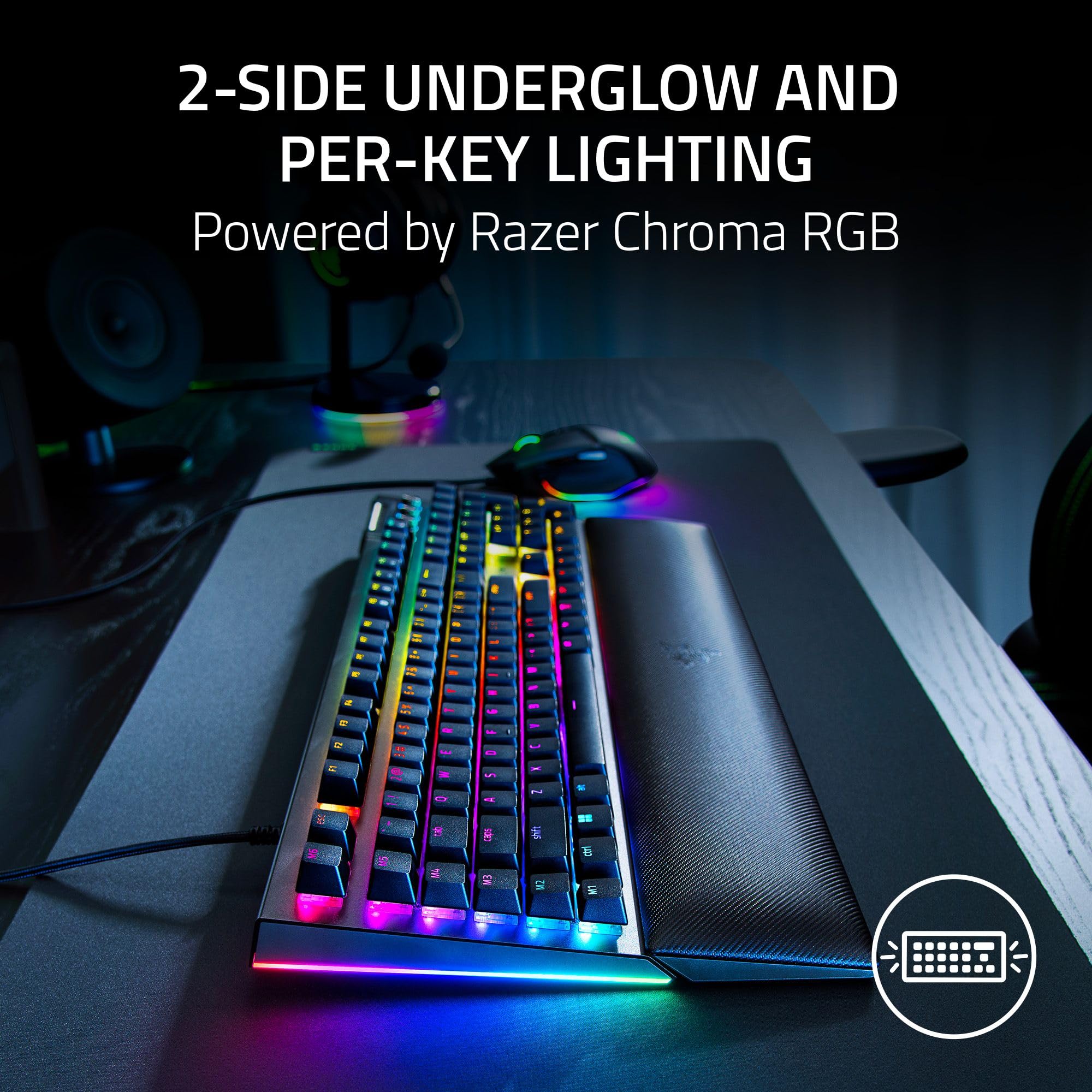razer-blackwidow-v4-mechanical-gaming-keyboard-yellow-linear-silent-switches-chr image 3