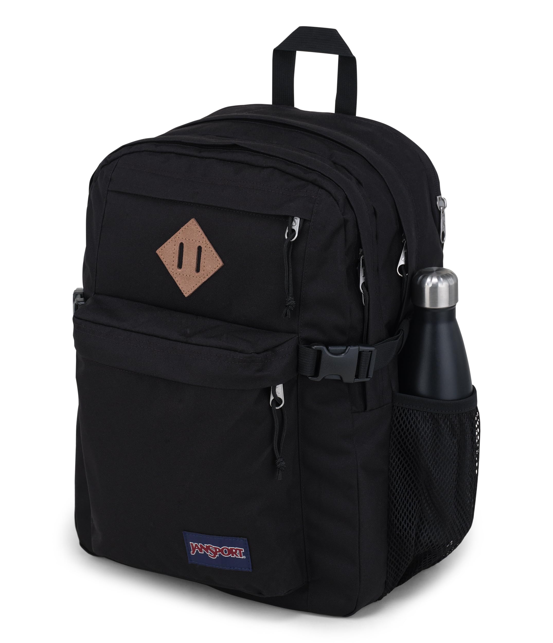jansport-main-campus-backpack-black-large-travel-or-work-backpack-with-15-inch-l image 3