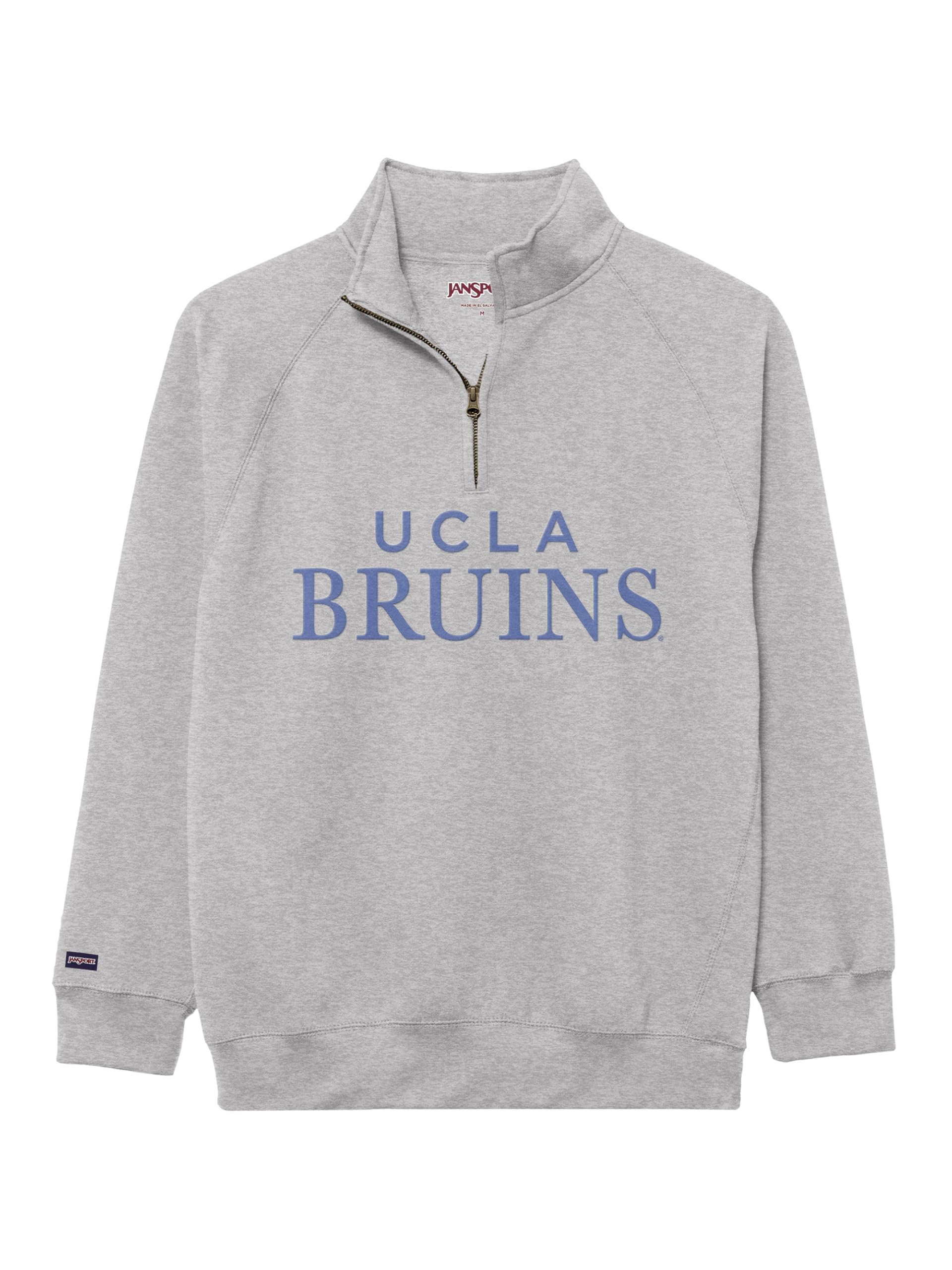 jansport-ncaa-rival-quarter-zip-sweatshirt-officially-licensed-unisex-pullover-c image 1