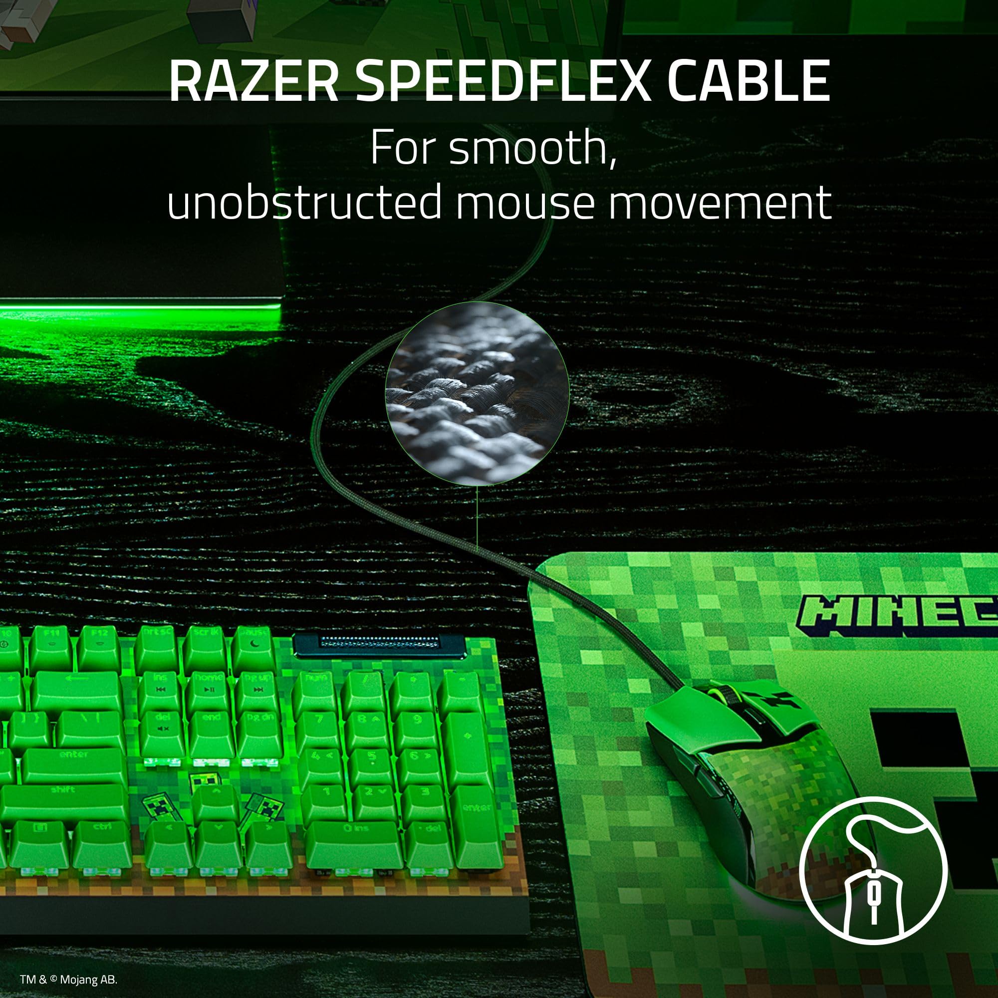 razer-cobra-wired-gaming-mouse-minecraft-edition-58g-gen-3-optical-switches-chro image 7