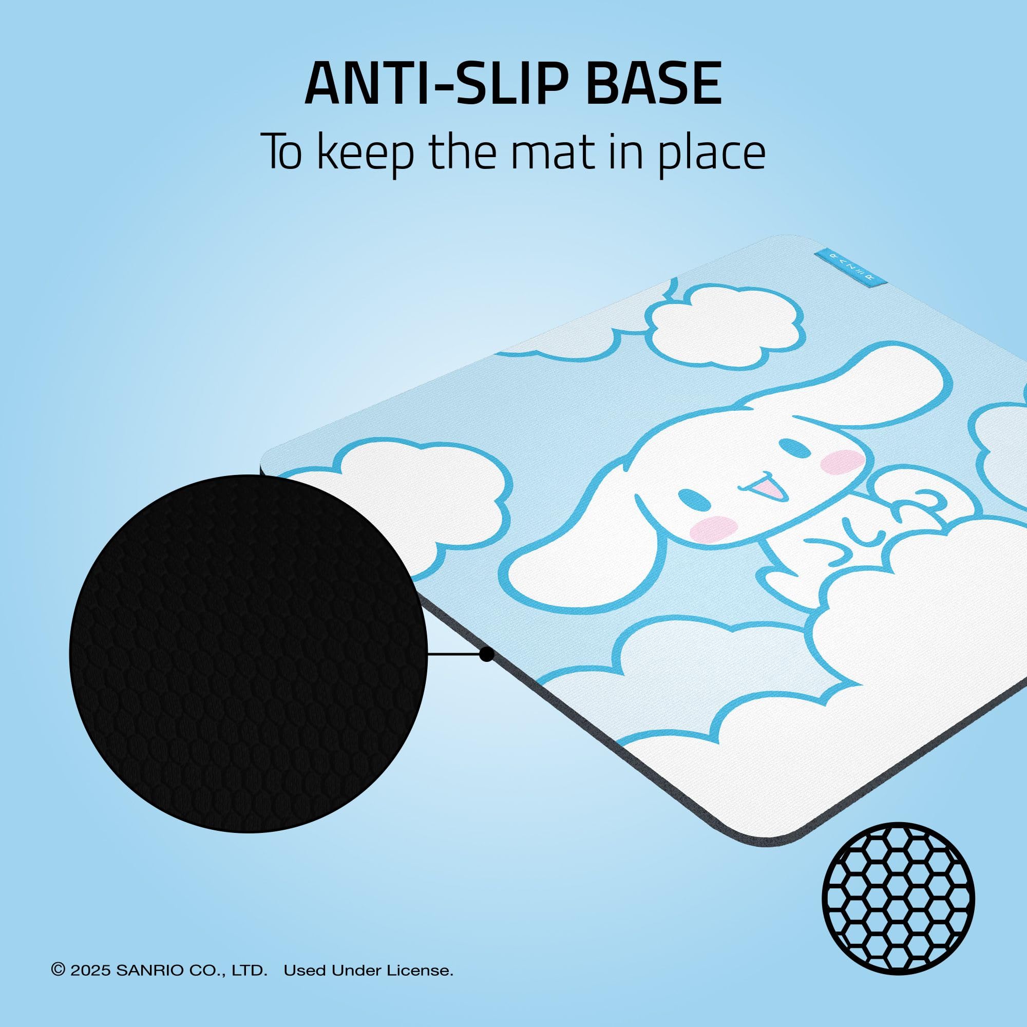 razer-gigantus-v2-medium-soft-gaming-mouse-pad-cinnamoroll-edition-textured-micr image 4