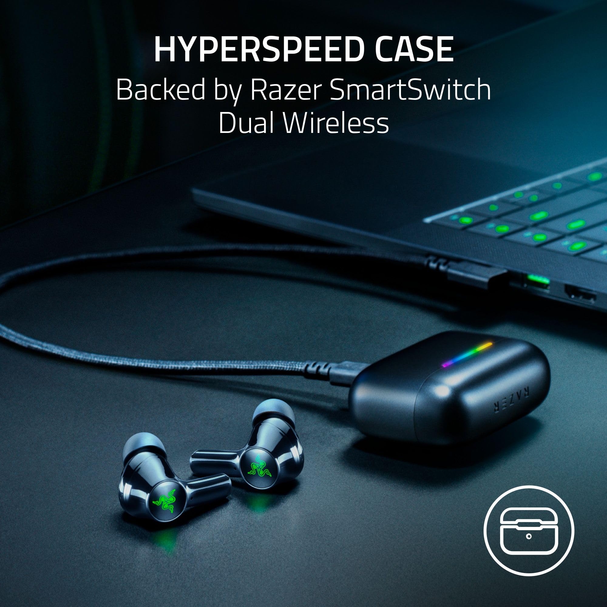 razer-hammerhead-v3-x-hyperspeed-wireless-multi-platform-gaming-earbuds-2-4ghz-b image 3
