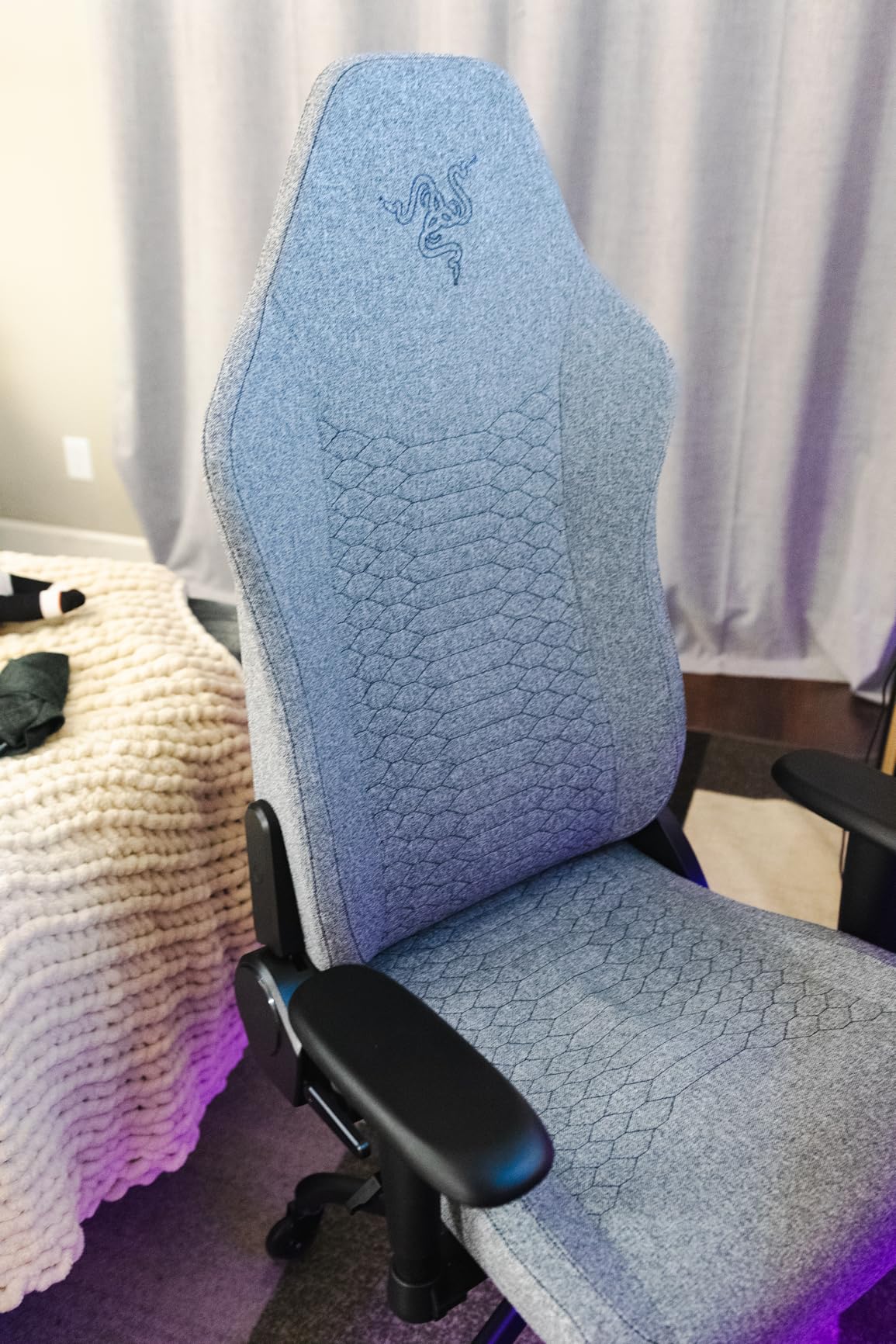 Comfortable but armrest wobbles