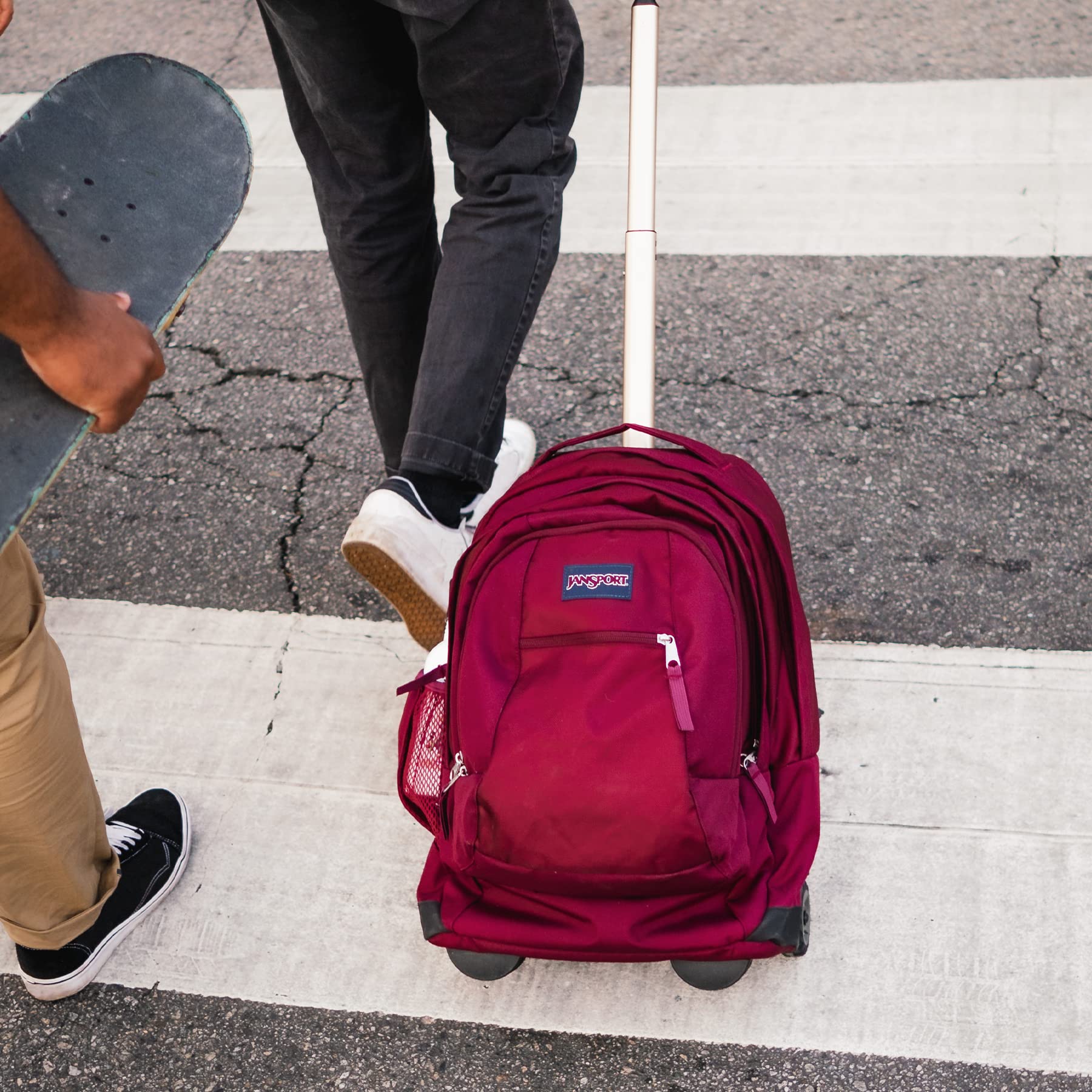 jansport-driver-8-rolling-backpack-wheeled-travel-bag-with-15-inch-laptop-sleeve image 8