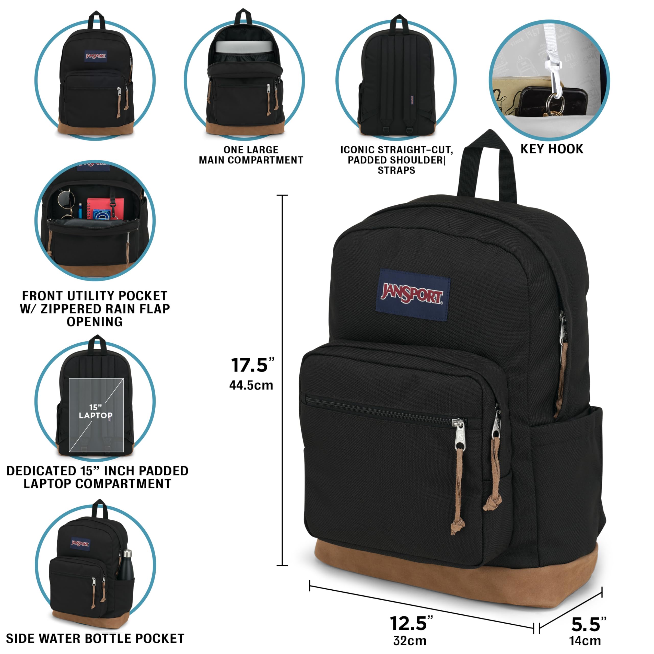 jansport-ucla-bruins-right-pack-ncaa-backpack-with-padded-15-inch-laptop-sleeve- image 2