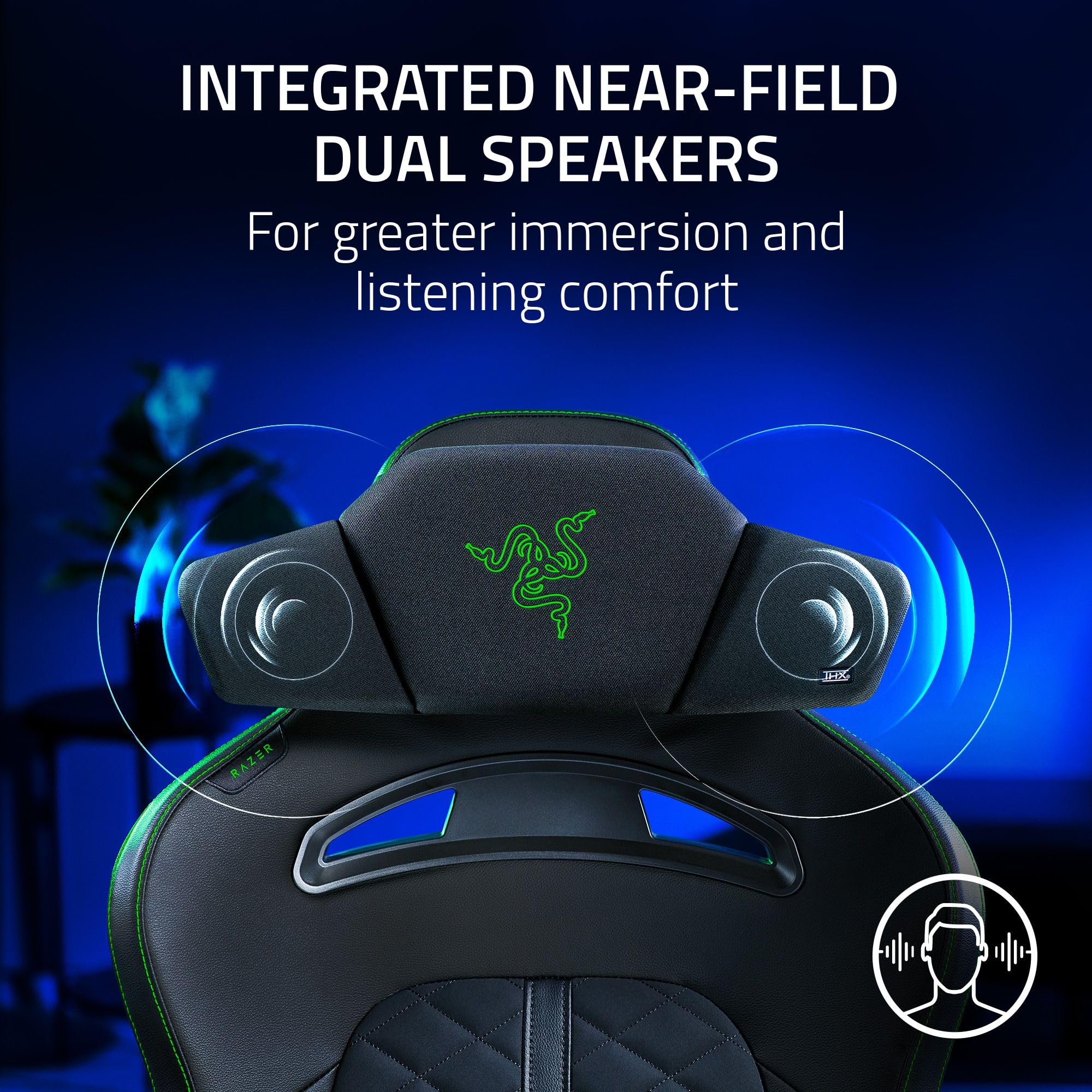 razer-clio-wireless-speaker-head-cushion-thx-spatial-audio-dual-43mm-drivers-blu image 2