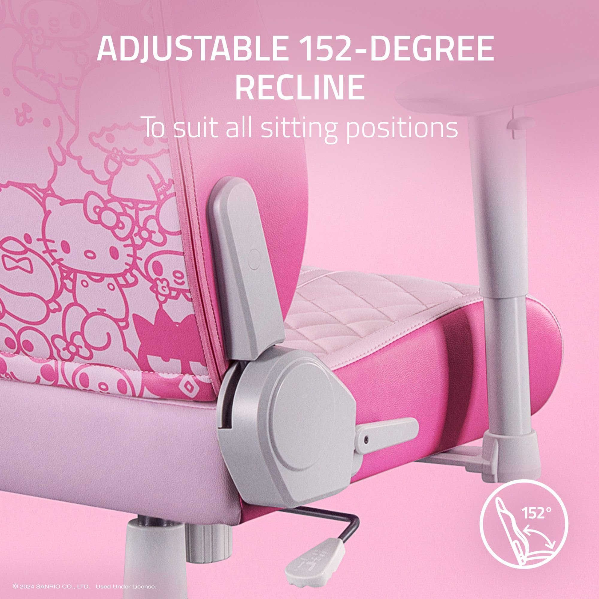 razer-enki-x-essential-gaming-chair-hello-kitty-friends-edition-built-in-lumbar- image 7