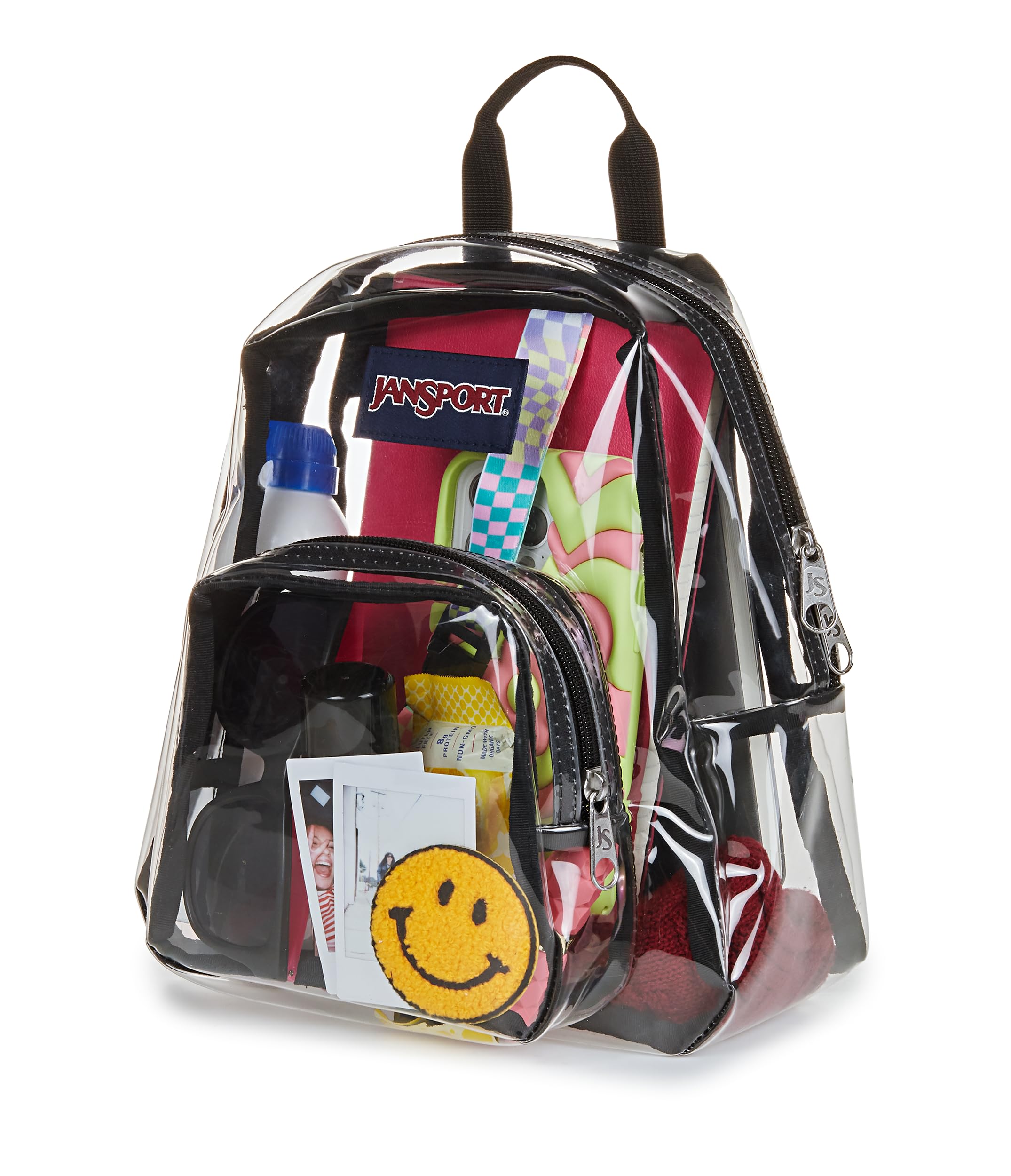 jansport-clear-mini-pack-lightweight-10l-transparent-backpack-with-adjustable-st image 5