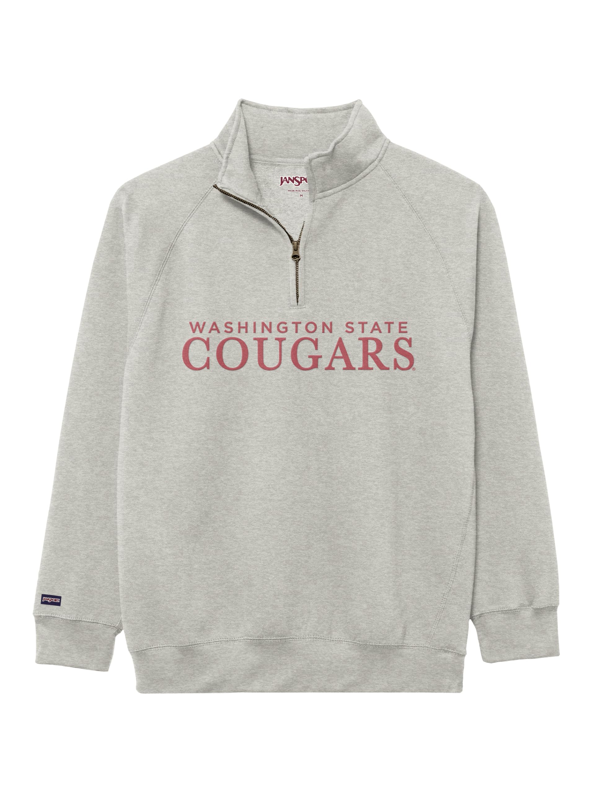 jansport-ncaa-rival-quarter-zip-sweatshirt-officially-licensed-unisex-pullover-c image 8