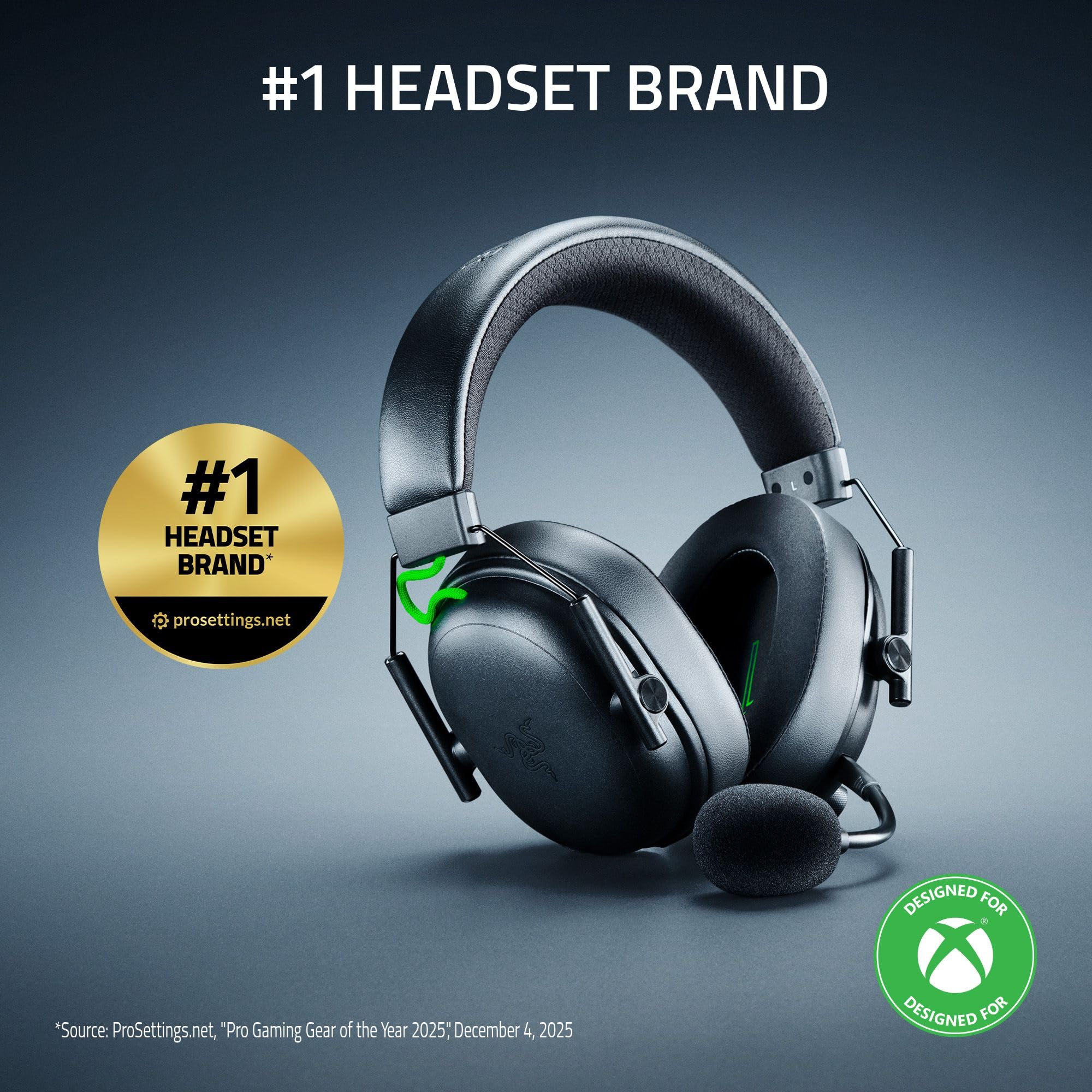 razer-blackshark-v3-wireless-gaming-headset-for-xbox-50mm-triforce-titanium-driv image 2