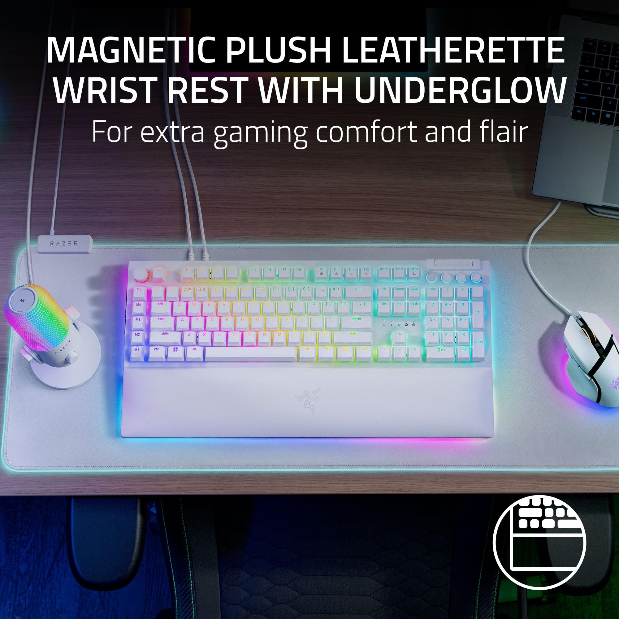 razer-blackwidow-v4-pro-wired-mechanical-gaming-keyboard-green-tactile-clicky-sw-2 image 5