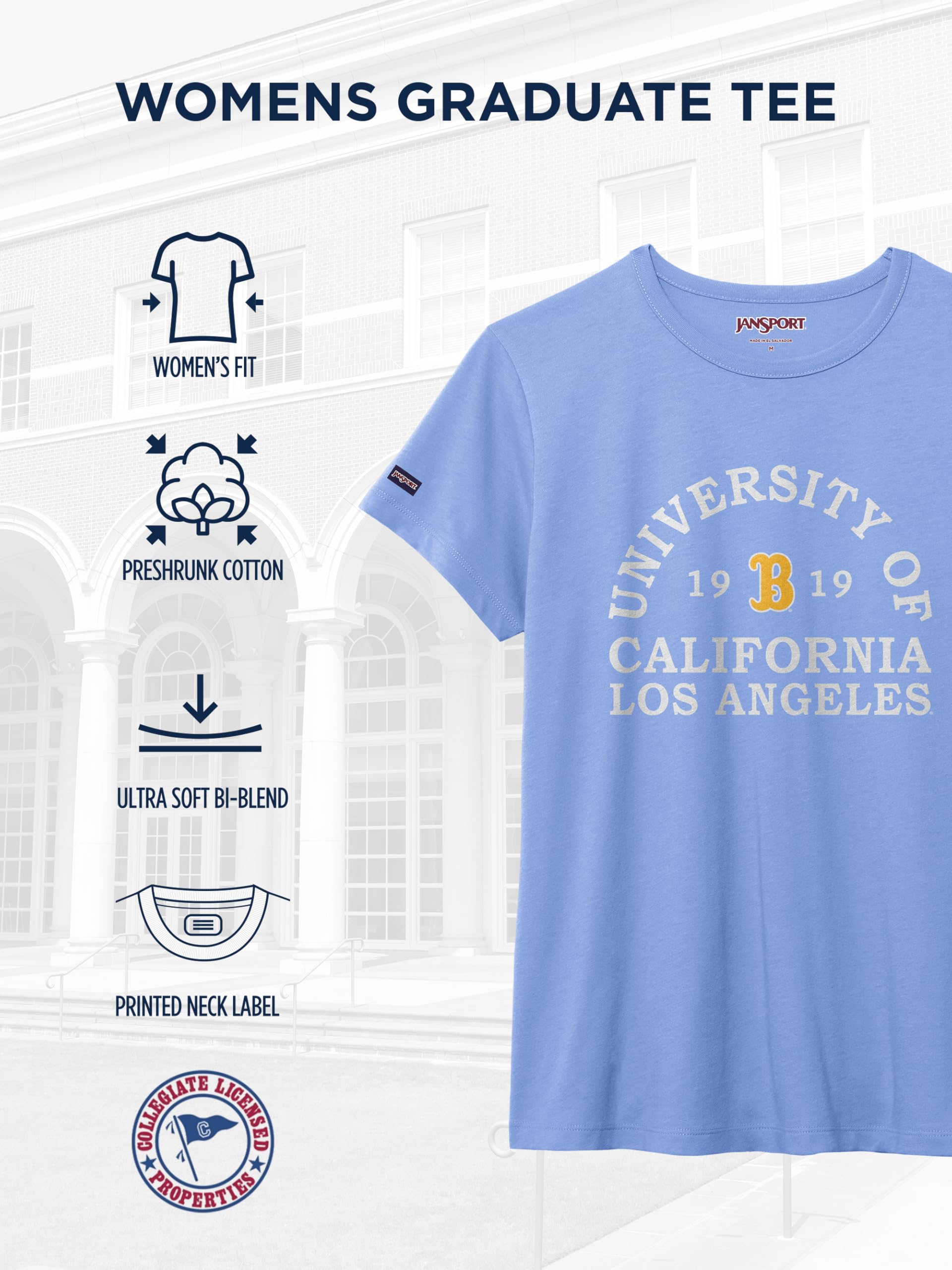 jansport-ncaa-graduate-women-s-t-shirt-officially-licensed-ucla-bruins-soft-cott image 4