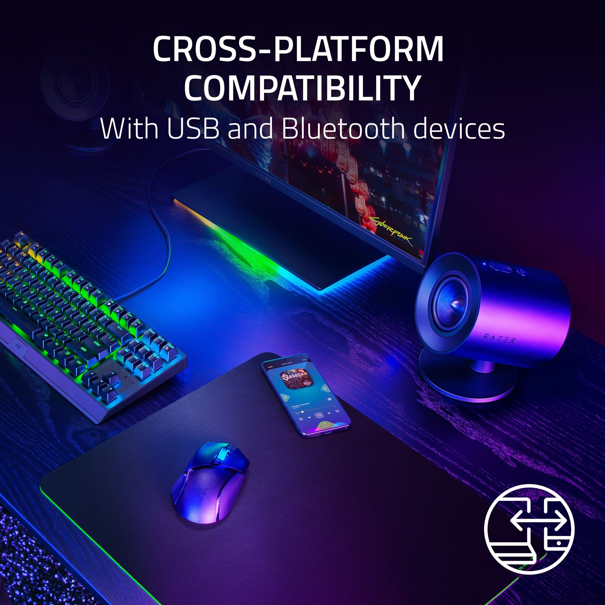 razer-nommo-v2-x-full-range-2-0-pc-gaming-speakers-with-thx-spatial-audio-3-driv image 6